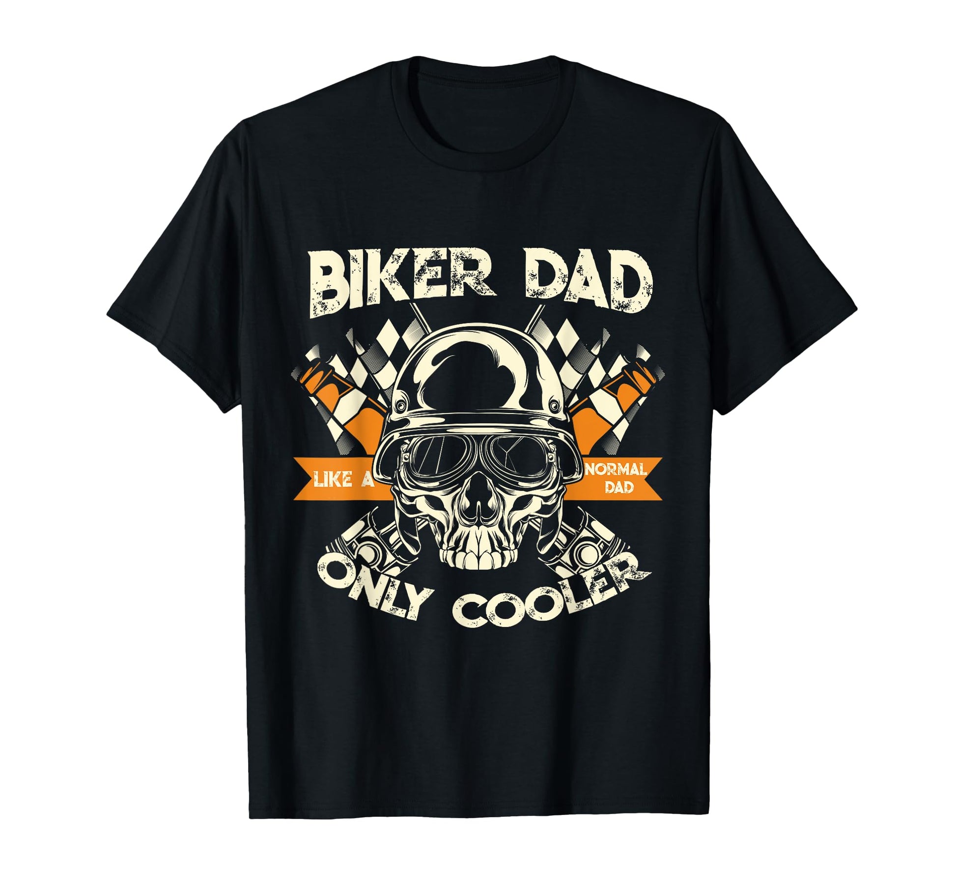 Biker Dad Motorcycle Fathers Day T-Shirt - Graphic Print for Adults - T-Shirt, Sweatshirt, Hoodie