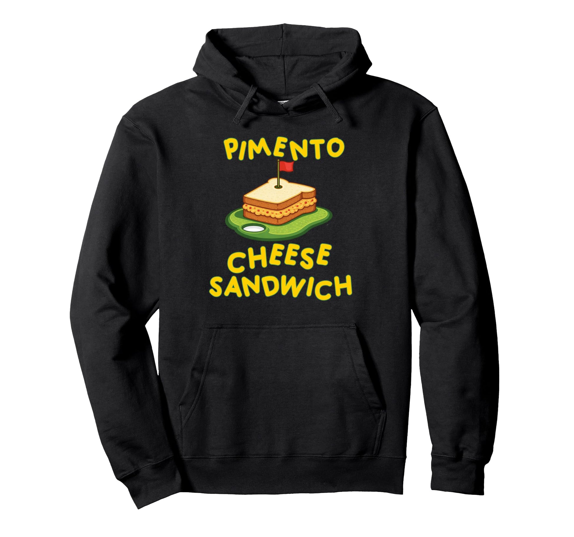 Pimento Cheese Sandwich Golf Dad Husband Hoodie - Graphic Print Unisex - T-Shirt, Sweatshirt, Hoodie
