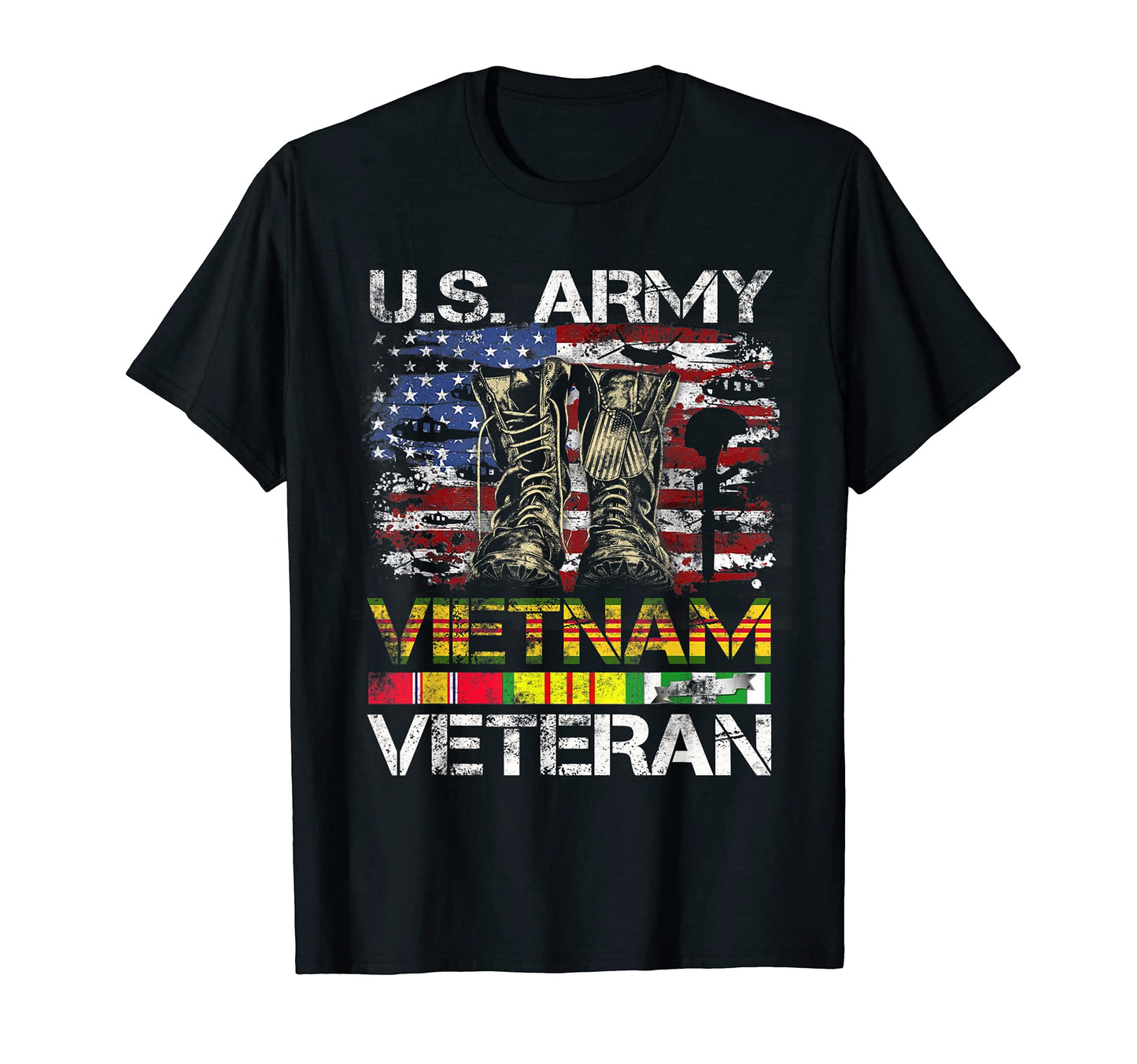 U S Army Vietnam Veteran Patriotic Veterans T-Shirt - Graphic Print Unisex - T-Shirt, Sweatshirt, Hoodie