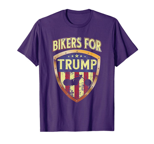 Bikers Trump Funny Biker Gift T-Shirt - Streetwear Style for Adults - T-Shirt, Sweatshirt, Hoodie
