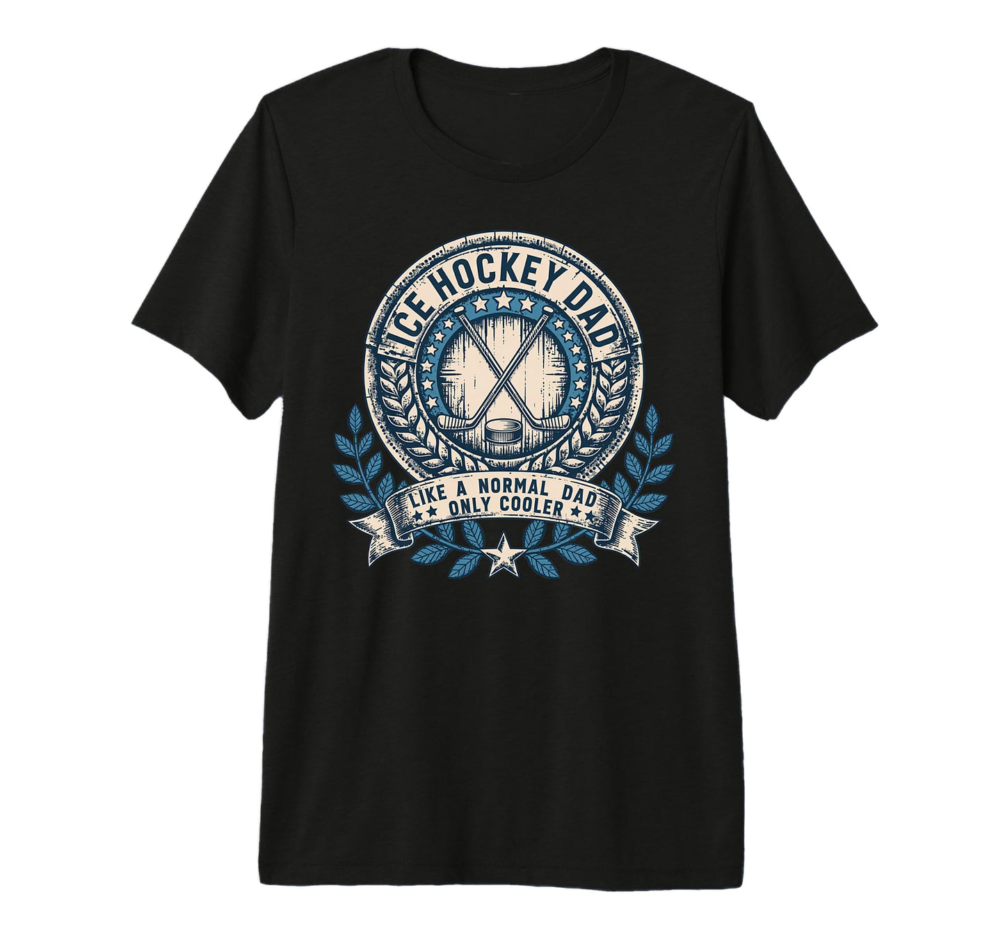 Mens Usa Patriotic Ice Hockey Dad T-Shirt - Casual Everyday Wear Unisex - T-Shirt, Sweatshirt, Hoodie