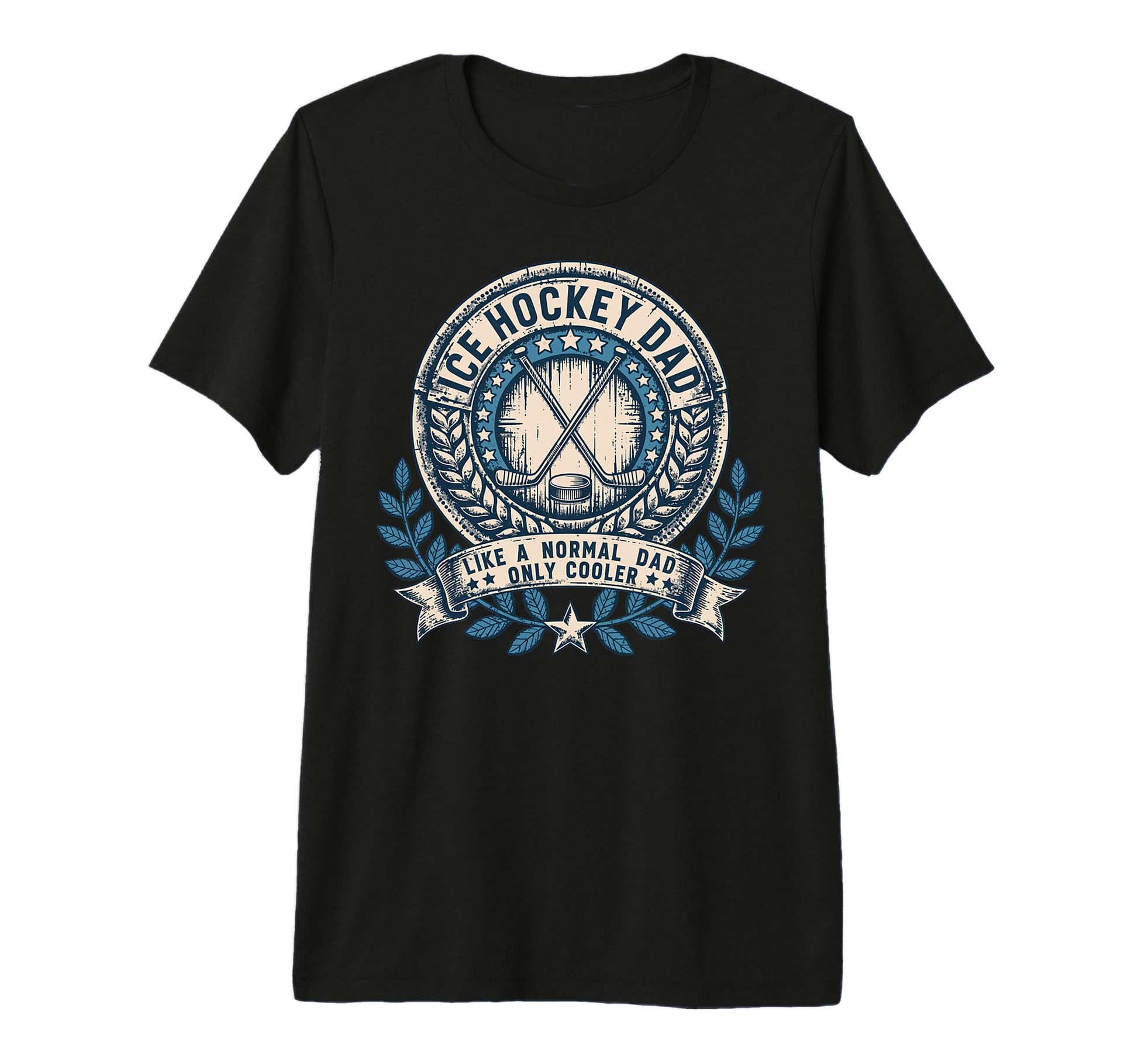 Mens Usa Patriotic Ice Hockey Dad T-Shirt - Casual Everyday Wear Unisex - T-Shirt, Sweatshirt, Hoodie