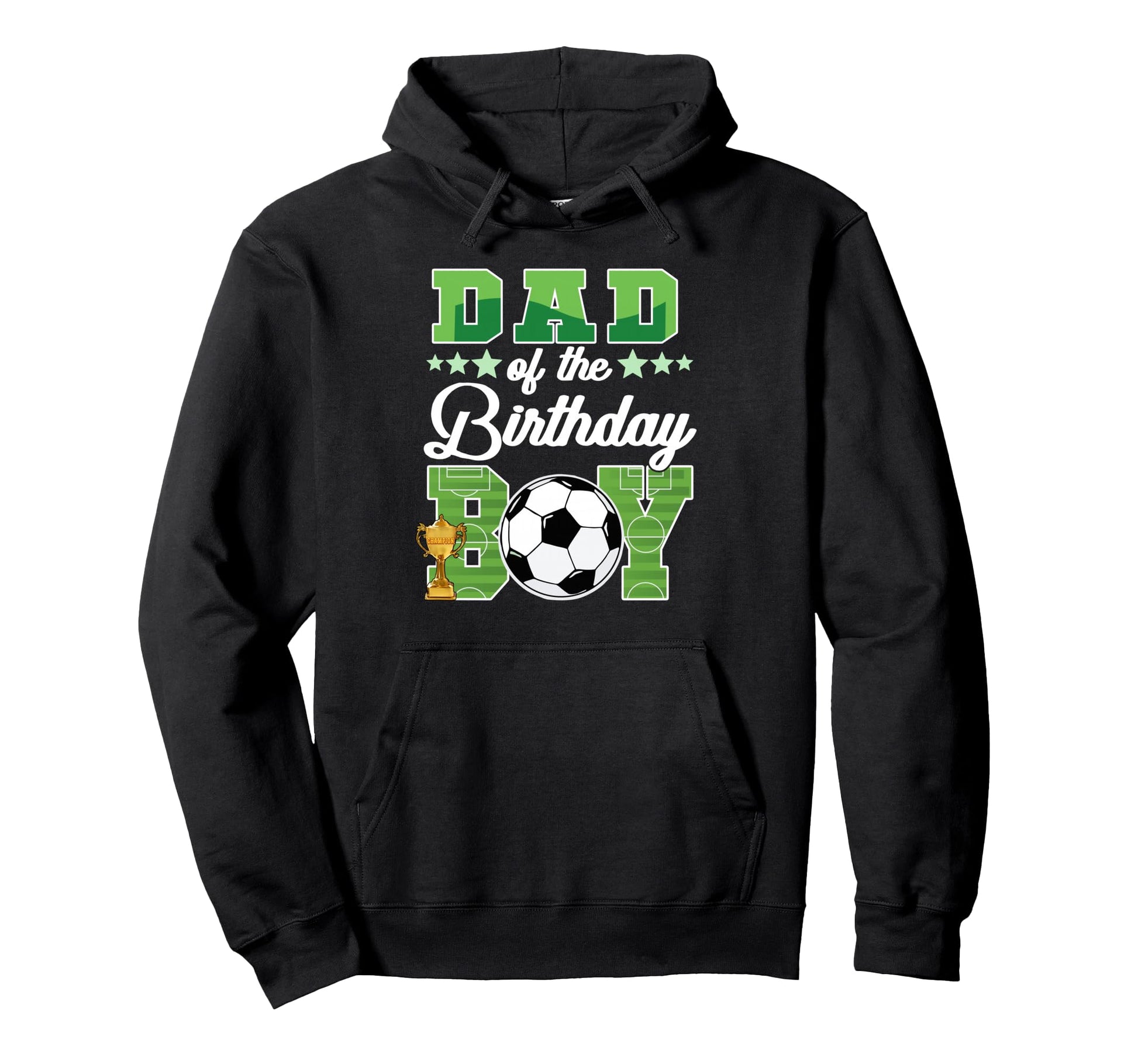 Soccer Dad Birthday Party Soccer Hoodie - Custom Art Print for Adults - T-Shirt, Sweatshirt, Hoodie