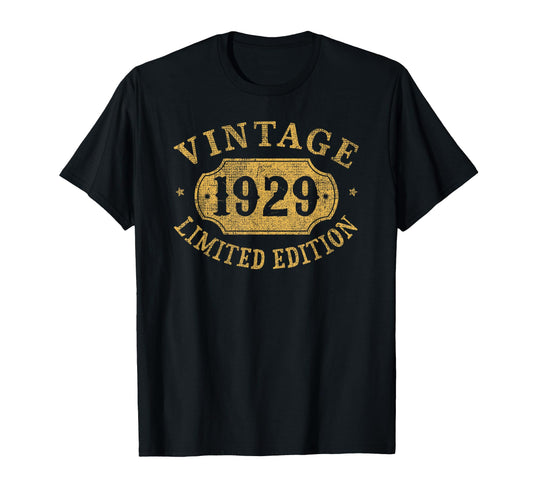 97Th Birthday 97 Year Old Born Year 1929 T-Shirt - Trendy Graphic Unisex - T-Shirt, Sweatshirt, Hoodie