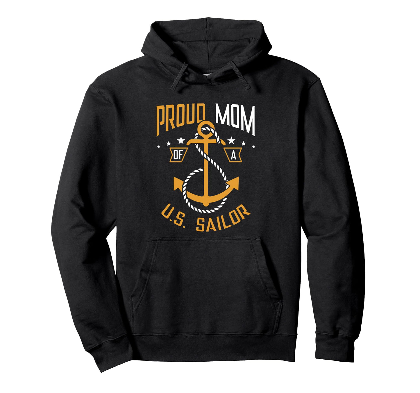 Proud Mom Us Sailor Anchor Nautical Hoodie - Trendy Graphic Men Women - T-Shirt, Sweatshirt, Hoodie