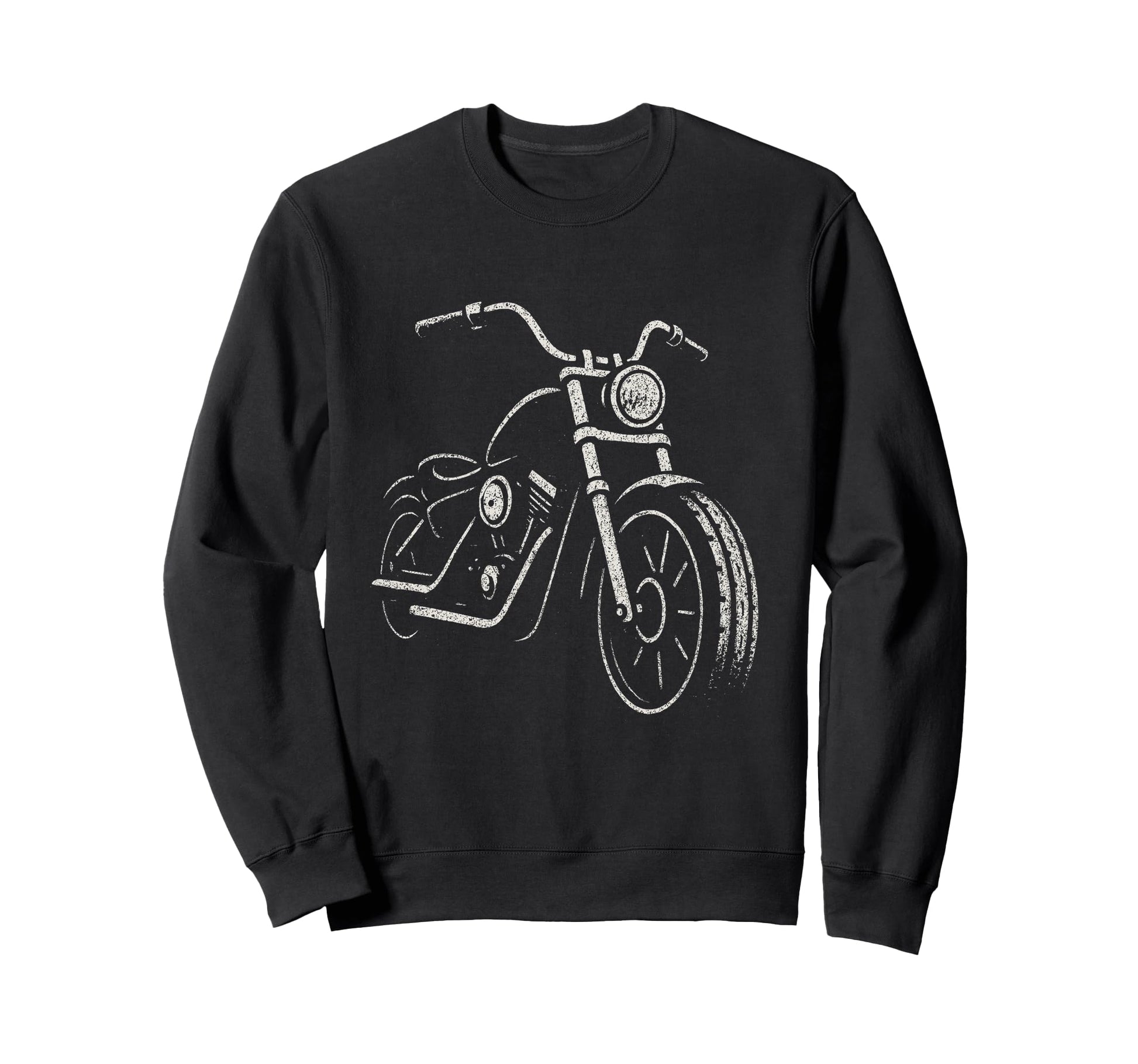 Motorcycle Mens Biker Sweatshirt - Fun Novelty Design for Adults - T-Shirt, Sweatshirt, Hoodie