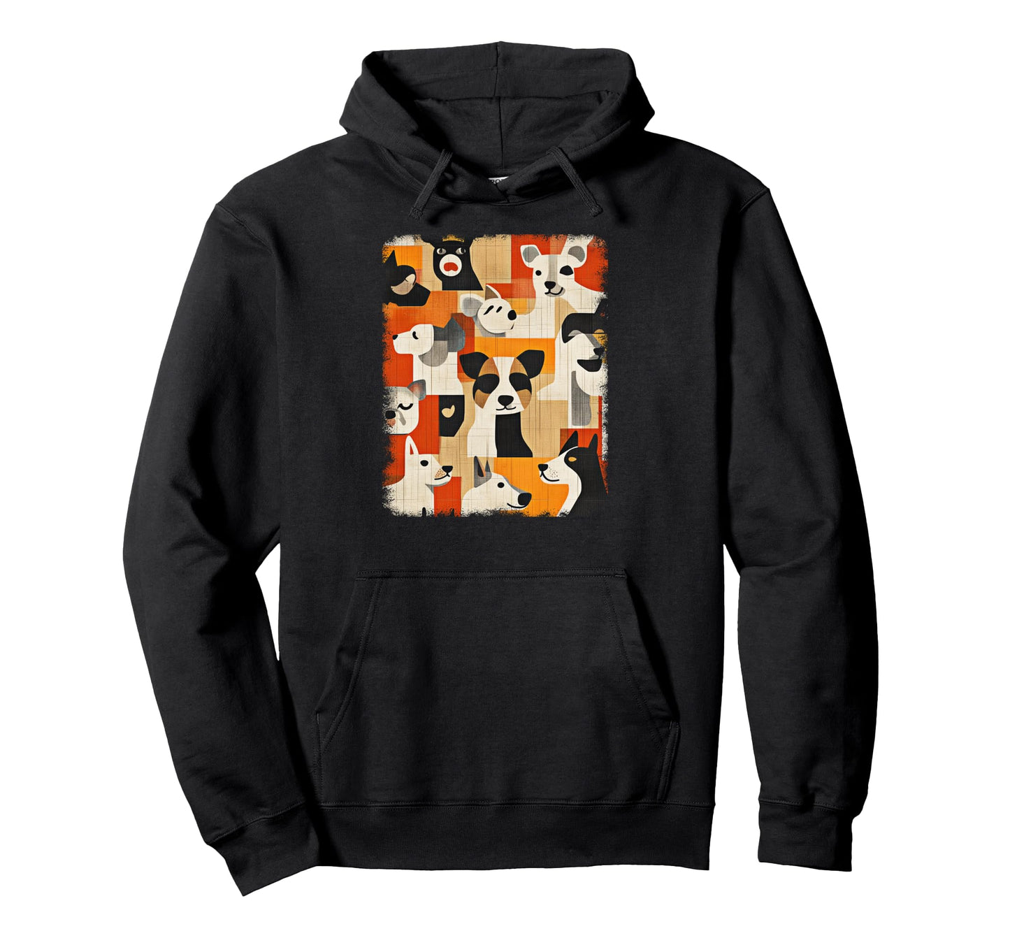 Mid Century Modern Dogs 50S 60S Hoodie - Minimalist Print Men Women - T-Shirt, Sweatshirt, Hoodie
