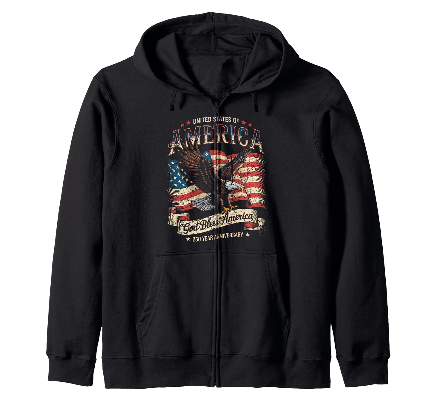 United States Anniversary American Flag T-Shirt - Trendy Graphic Unisex - T-Shirt, Sweatshirt, Hoodie