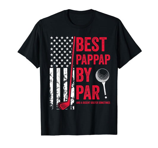Best Papap Par Usa Flag Golf Fathers T-Shirt - Unique Graphic Men Women - T-Shirt, Sweatshirt, Hoodie