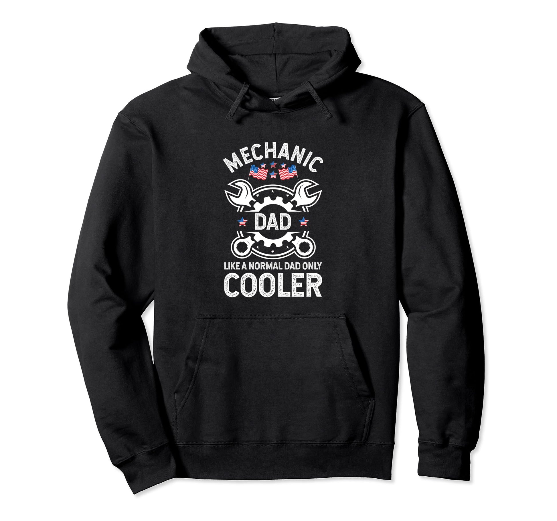 Mechanic Dad Like Normal Dad Only Cooler Hoodie - Aesthetic Graphic Unisex - T-Shirt, Sweatshirt, Hoodie