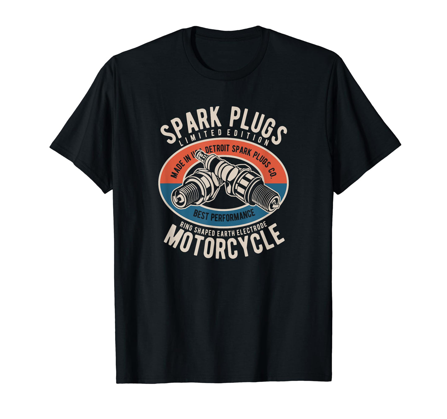 Spark Plug Motorcycle Biker Dad Mom T-Shirt - Novelty Apparel Unisex - T-Shirt, Sweatshirt, Hoodie