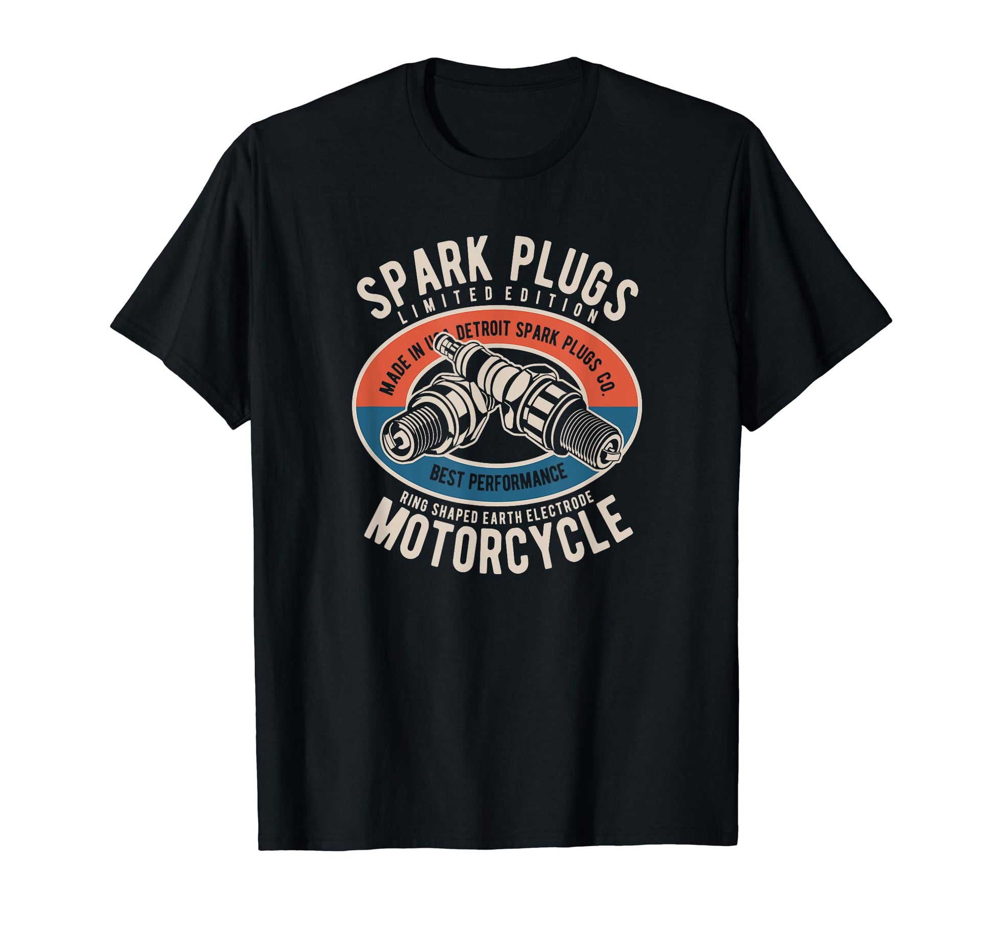 Spark Plug Motorcycle Biker Dad Mom T-Shirt - Novelty Apparel Unisex - T-Shirt, Sweatshirt, Hoodie