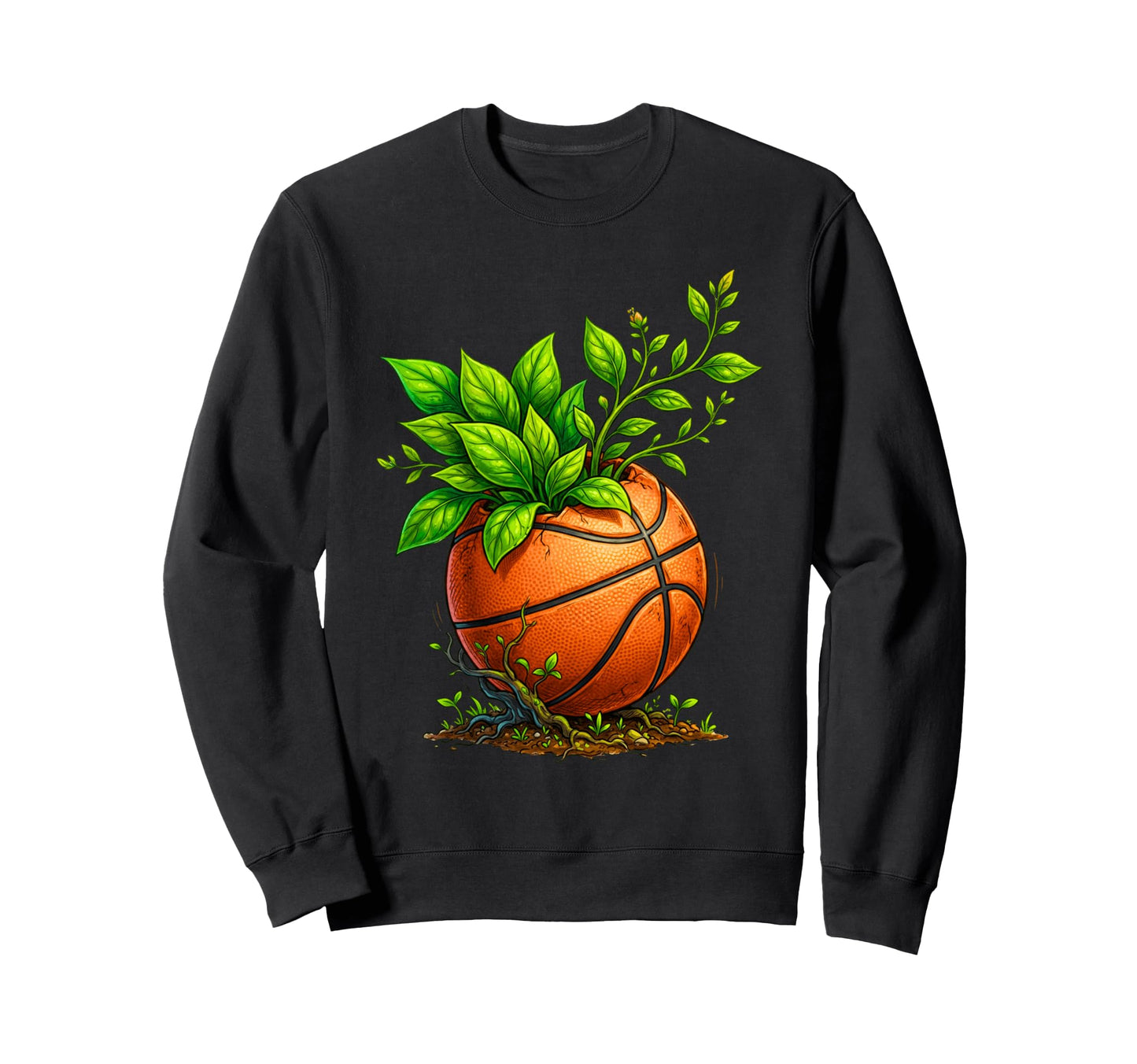 Basketball Plant Gardening Sweatshirt - Streetwear Style for Adults - T-Shirt, Sweatshirt, Hoodie