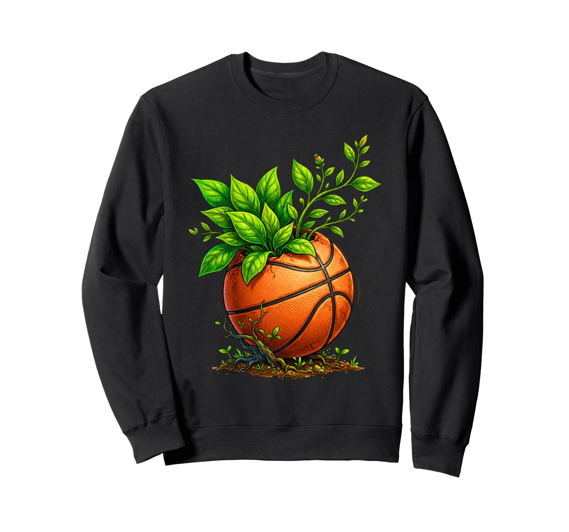 Basketball Plant Gardening Sweatshirt - Streetwear Style for Adults - T-Shirt, Sweatshirt, Hoodie