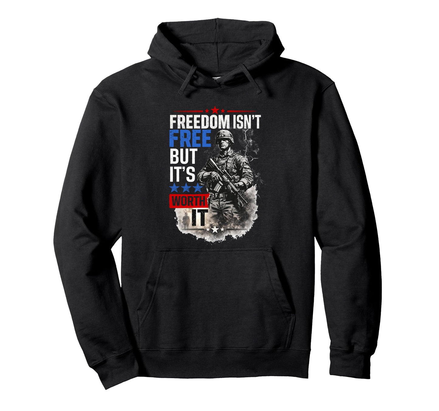 Freedom Isnt Free But Its Worth It Hoodie - Streetwear Style Men Women - T-Shirt, Sweatshirt, Hoodie