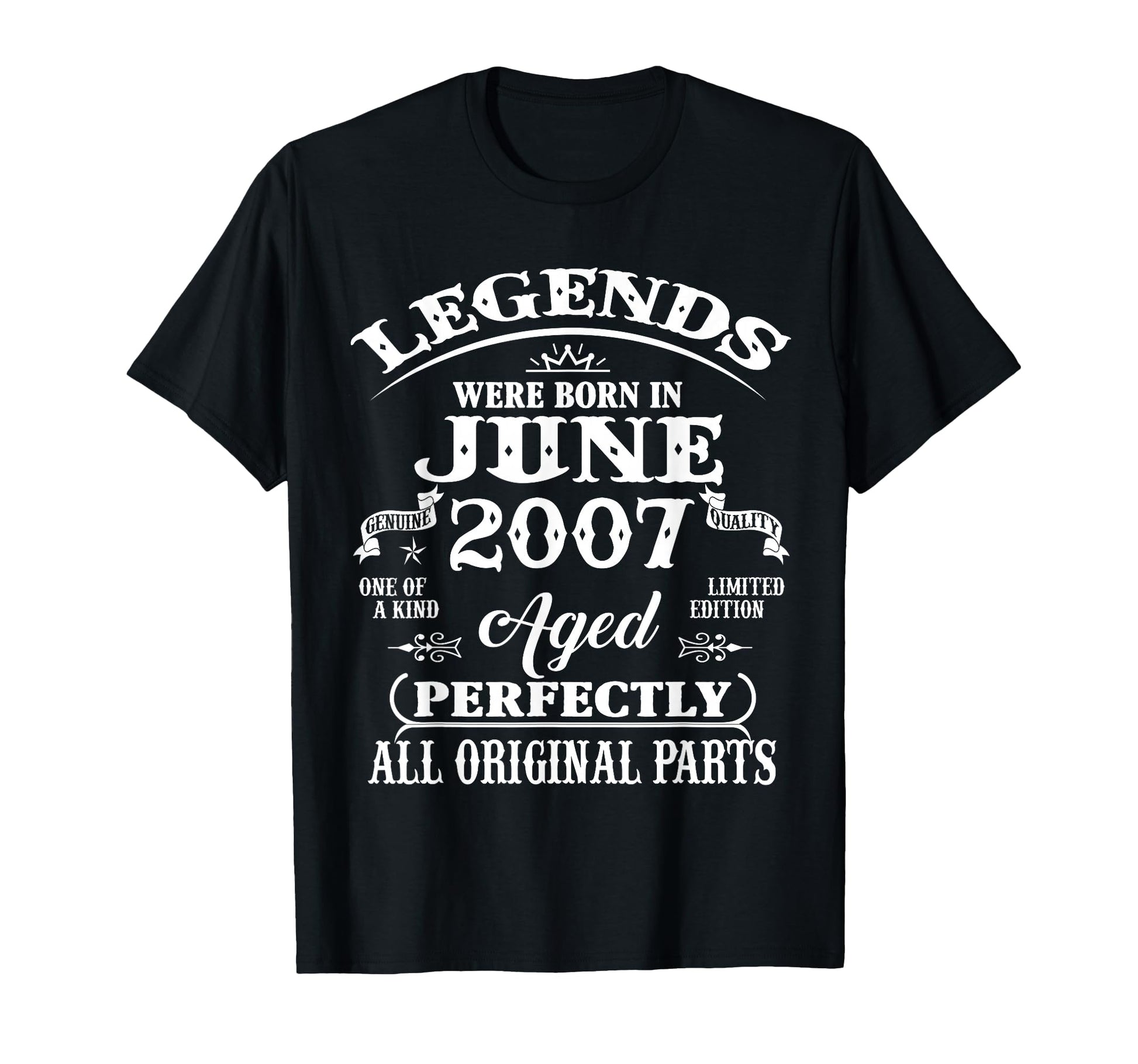 19Th Birthday Gift Legend Born June T-Shirt - Novelty Apparel for Adults - T-Shirt, Sweatshirt, Hoodie