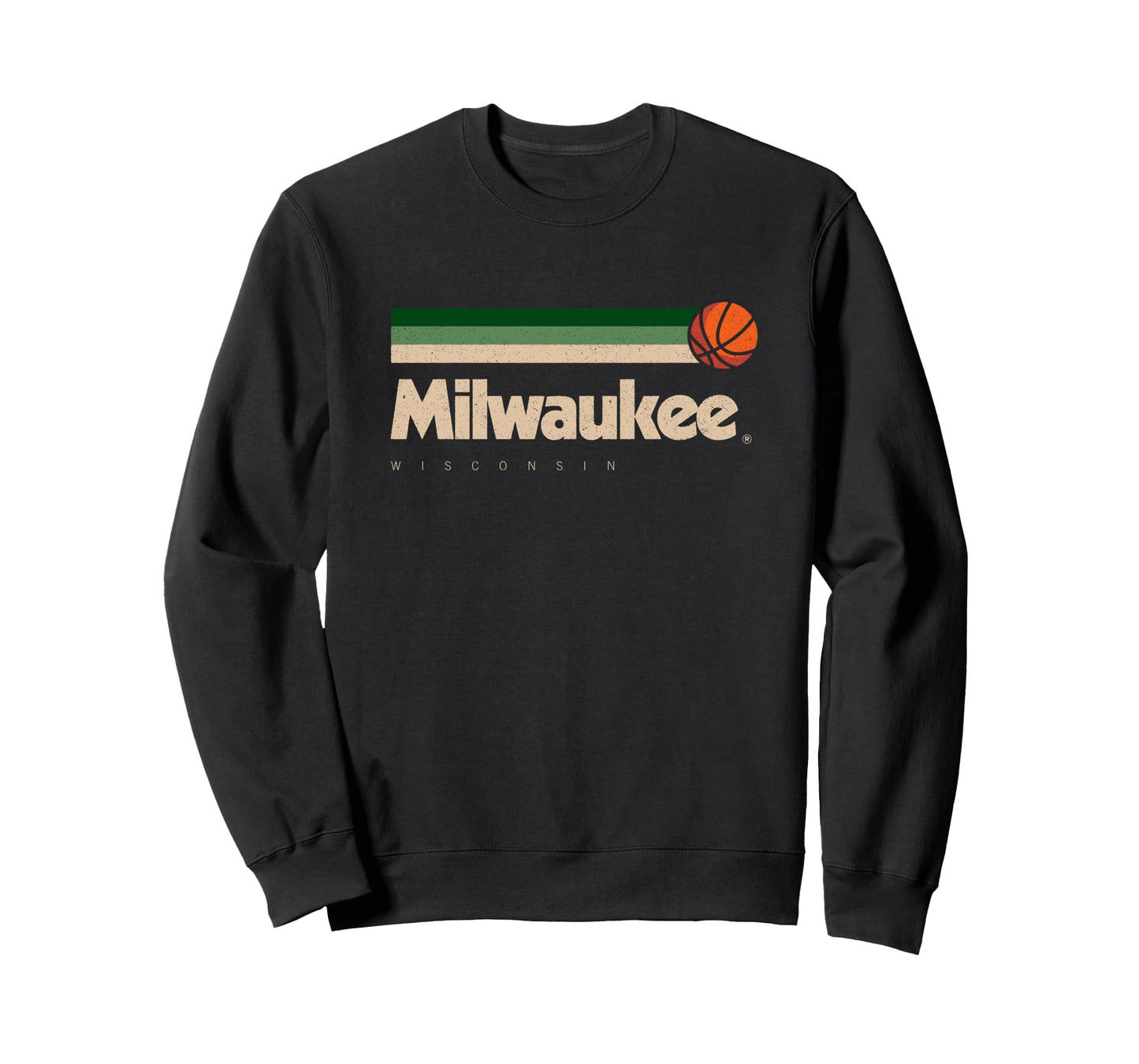 Milwaukee Basketball B Ball City Sweatshirt - Aesthetic Graphic for Adults - T-Shirt, Sweatshirt, Hoodie