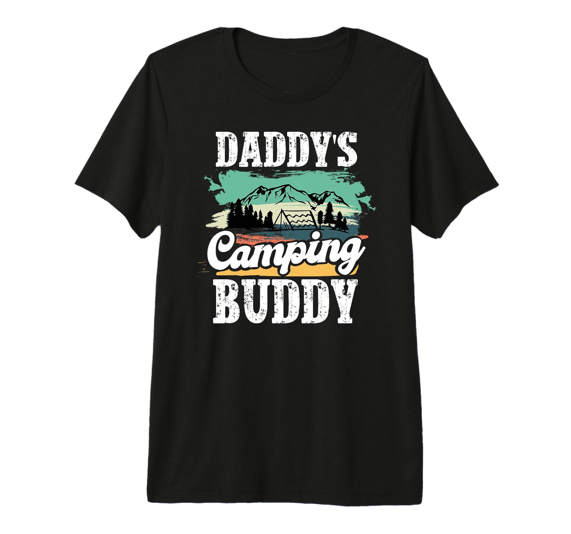 Daddys Camping Buddy Son Camping T-Shirt - Custom Art Print Men Women - T-Shirt, Sweatshirt, Hoodie