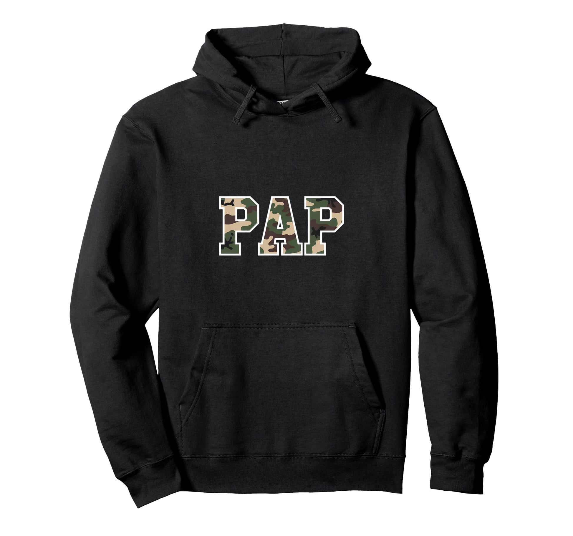 Funny Pap Camo Dad Granpa Fun Hoodie - Casual Everyday Wear for Adults - T-Shirt, Sweatshirt, Hoodie