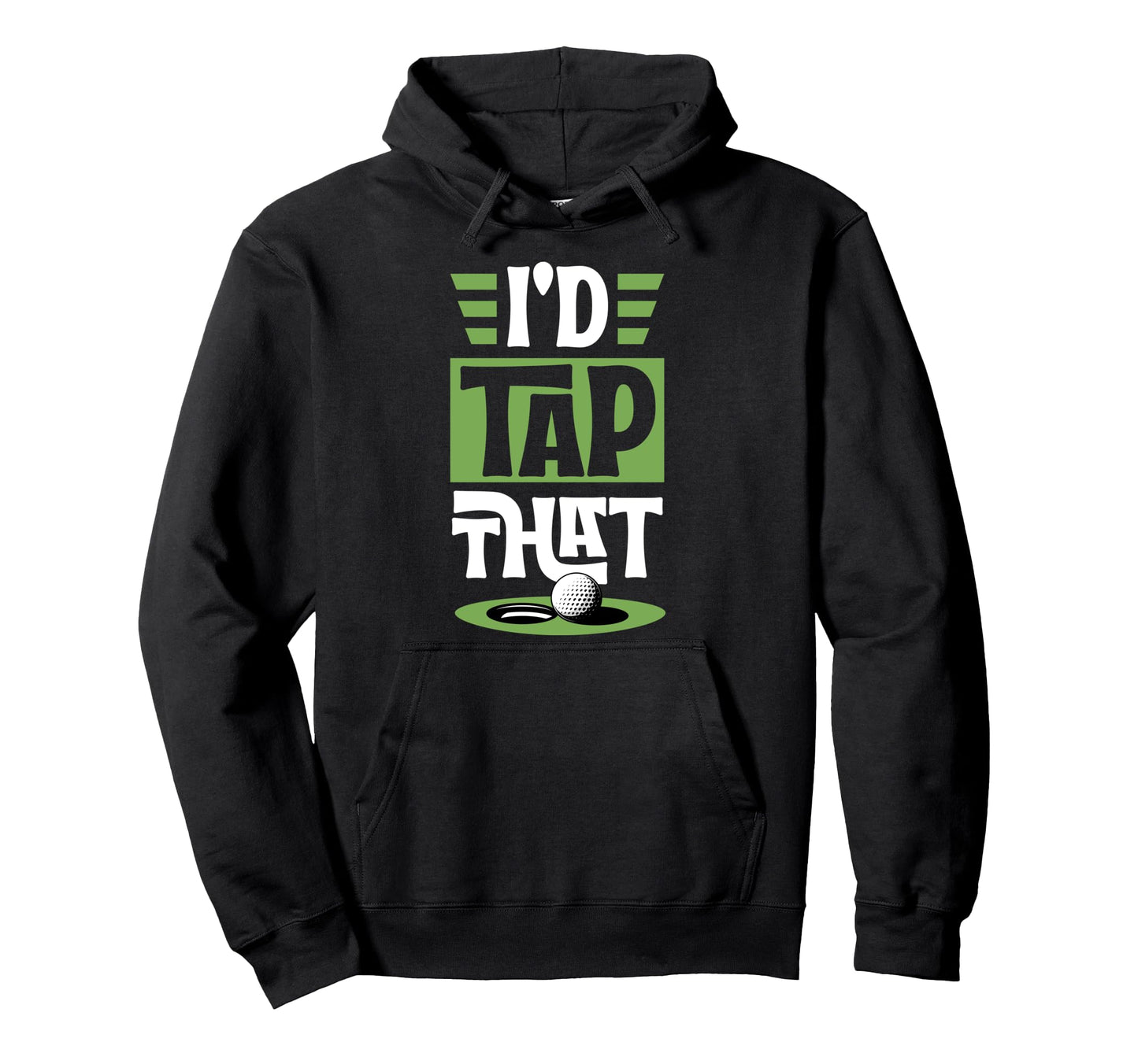 Funny Golf Dad Joke About Putting Hoodie - Unique Graphic Unisex - T-Shirt, Sweatshirt, Hoodie