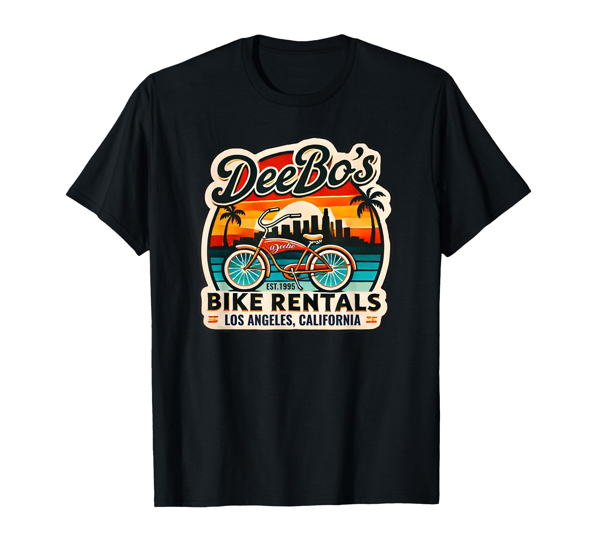 Deebos Bike Rentals Beach Cruisers 90S T-Shirt - Streetwear Style Unisex - T-Shirt, Sweatshirt, Hoodie