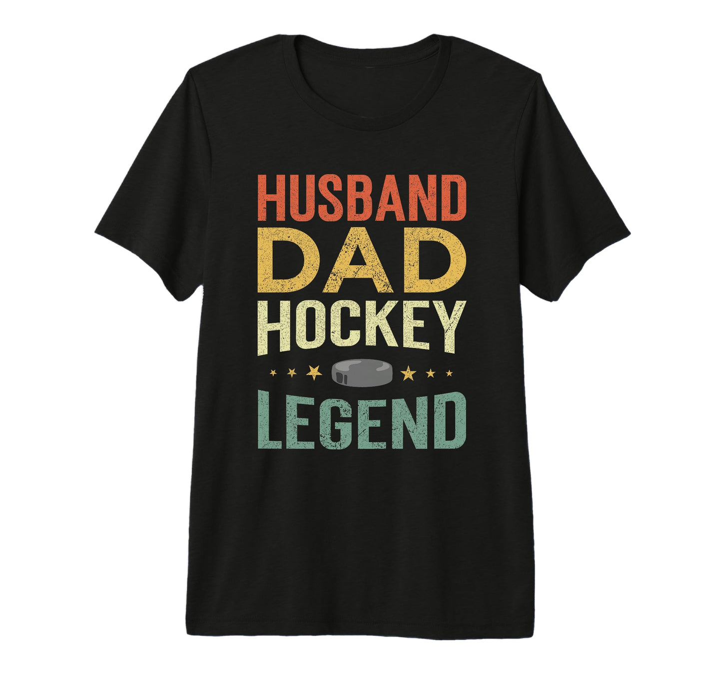 Mens Hockey Player Husband Dad Hockey T-Shirt - Trendy Graphic Men Women - T-Shirt, Sweatshirt, Hoodie