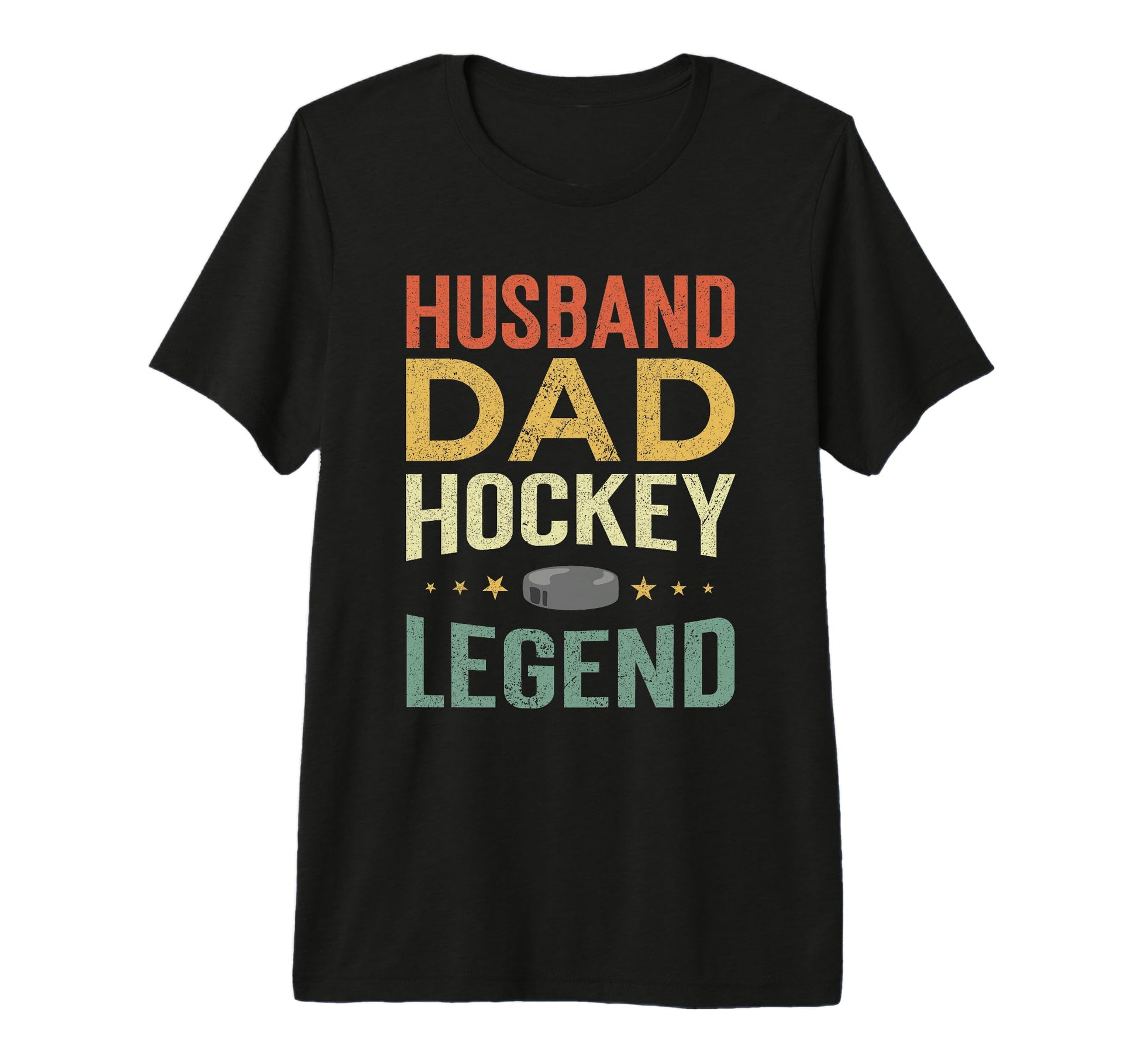 Mens Hockey Player Husband Dad Hockey T-Shirt - Trendy Graphic Men Women - T-Shirt, Sweatshirt, Hoodie