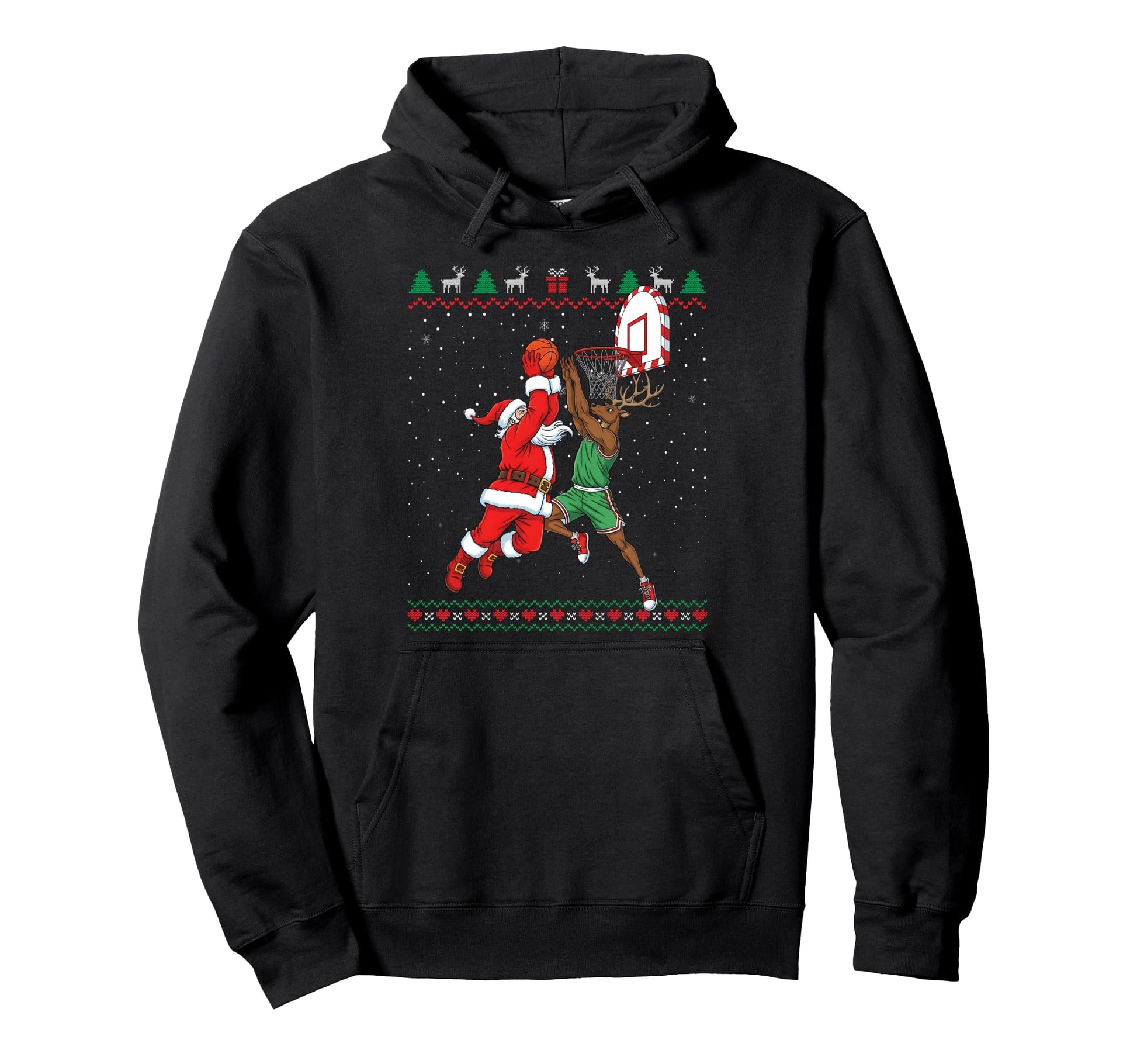 Funny Basketball Ugly Hoodie - Trendy Graphic Men Women - T-Shirt, Sweatshirt, Hoodie