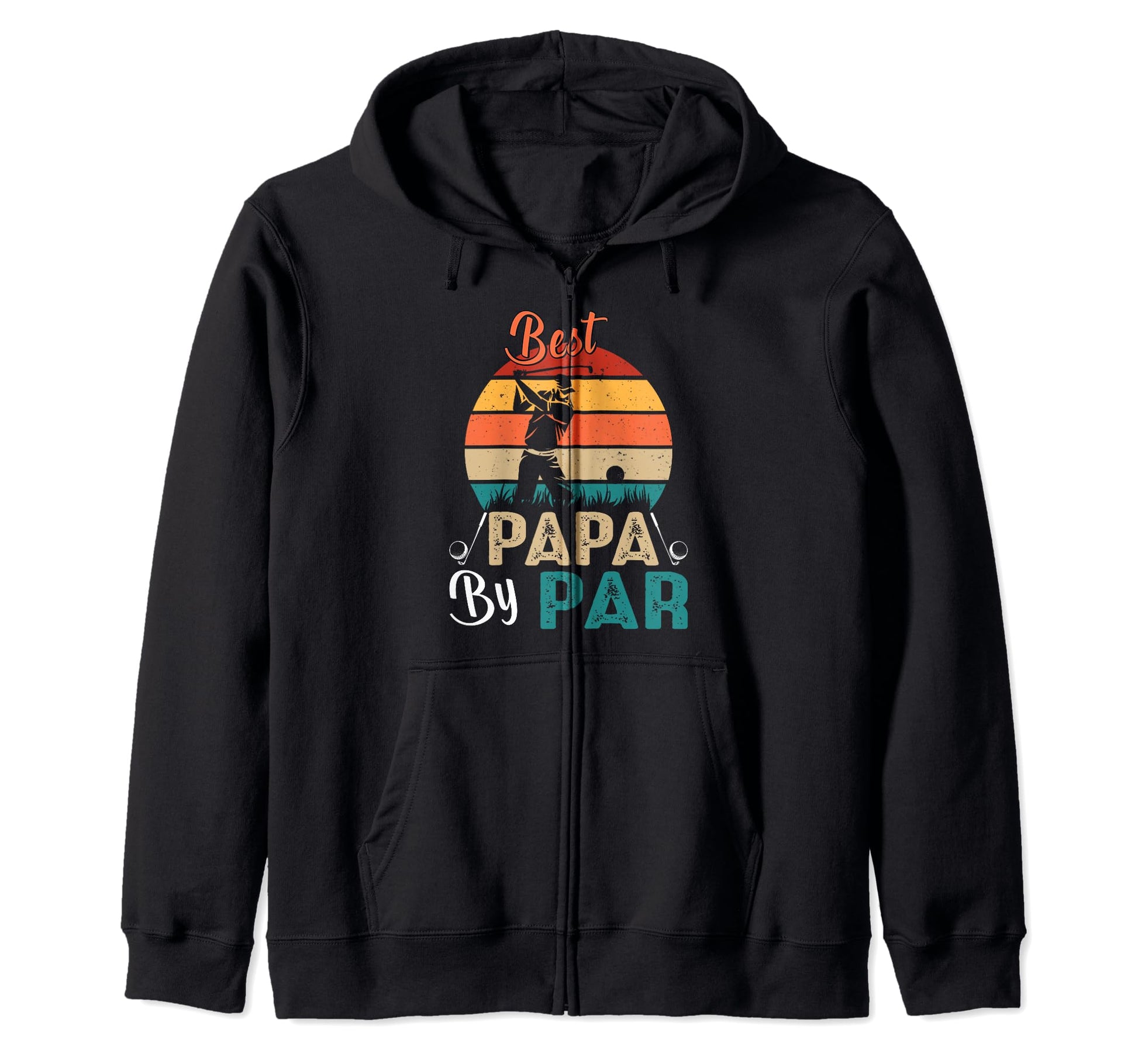 Best Papa Par Far Golf Father Dad Hoodie - Aesthetic Graphic Men Women - T-Shirt, Sweatshirt, Hoodie