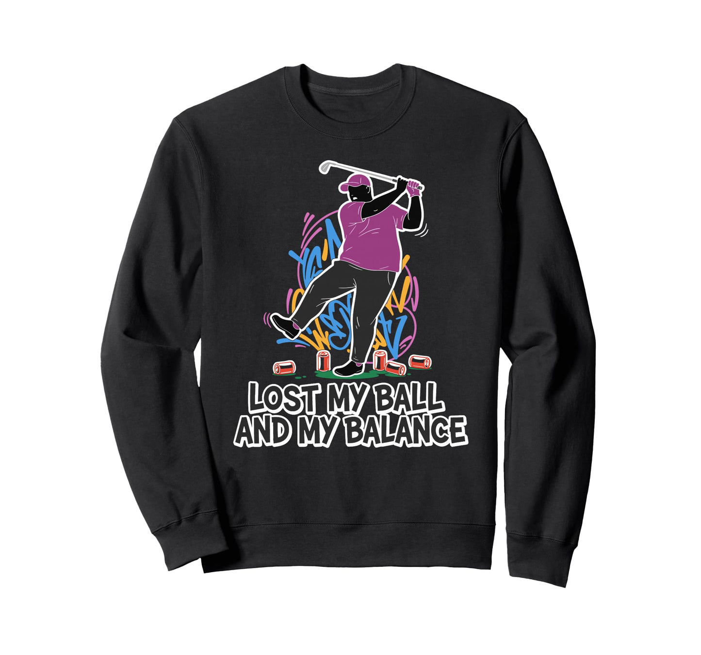 Golf Swing Lube Beer 19Th Hole Sweatshirt - Novelty Apparel for Adults - T-Shirt, Sweatshirt, Hoodie