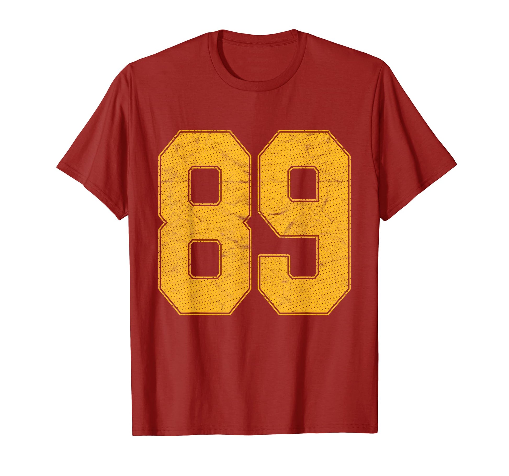 Number 89 Numbered Uniform Sports Team T-Shirt - Graphic Print Unisex - T-Shirt, Sweatshirt, Hoodie