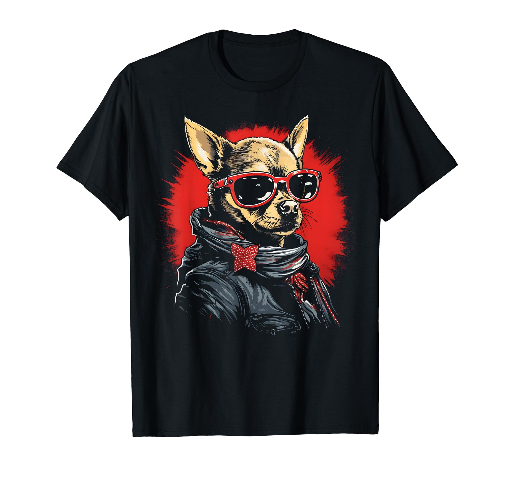 Motorcycle Dad Biker Dog Funny T-Shirt - Fun Novelty Design for Adults - T-Shirt, Sweatshirt, Hoodie