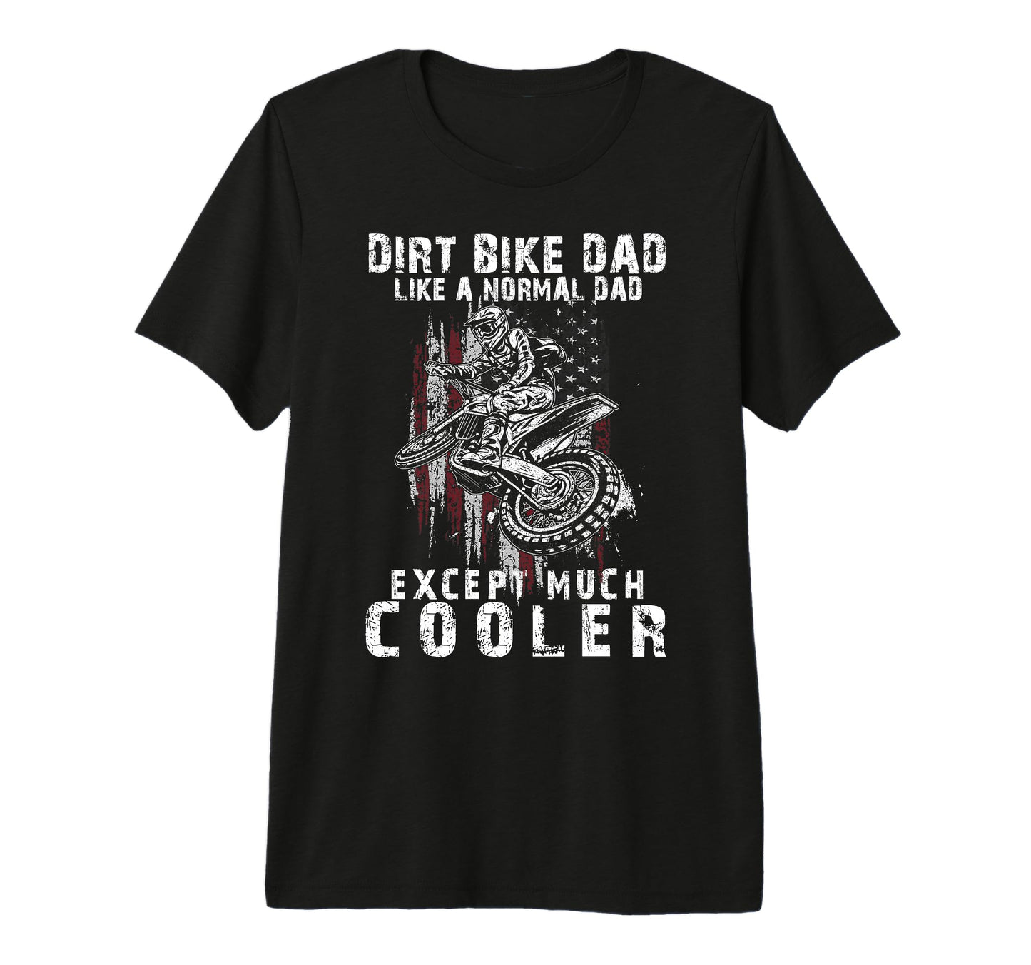 Dirt Bike Dad Funny Fathers Day Gift T-Shirt - Minimalist Print for Adults - T-Shirt, Sweatshirt, Hoodie