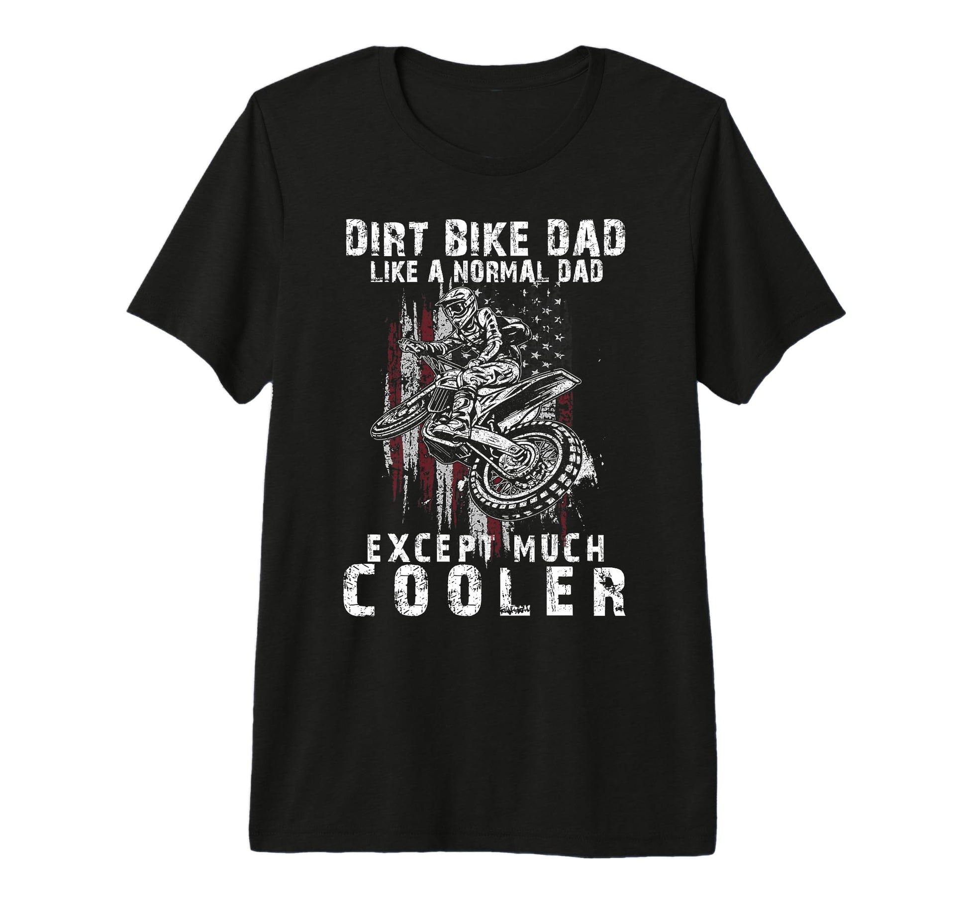 Dirt Bike Dad Funny Fathers Day Gift T-Shirt - Minimalist Print for Adults - T-Shirt, Sweatshirt, Hoodie