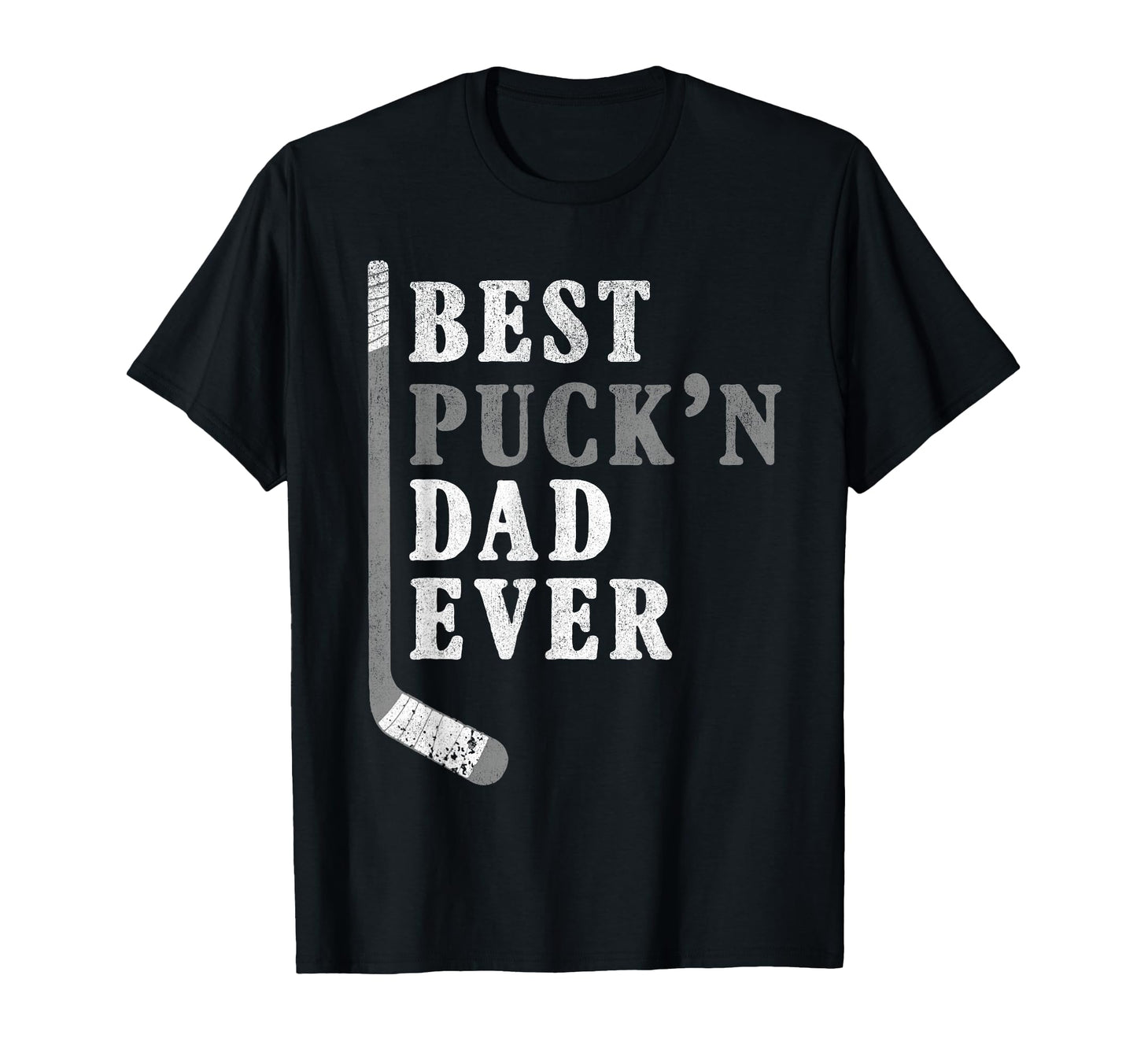 Funny Fathers Day Hockey Dad Best T-Shirt - Custom Art Print for Adults - T-Shirt, Sweatshirt, Hoodie