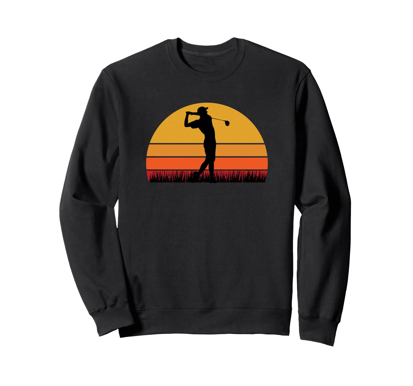 Golf Golfing Golfer Course Club Sweatshirt - Minimalist Print for Adults - T-Shirt, Sweatshirt, Hoodie