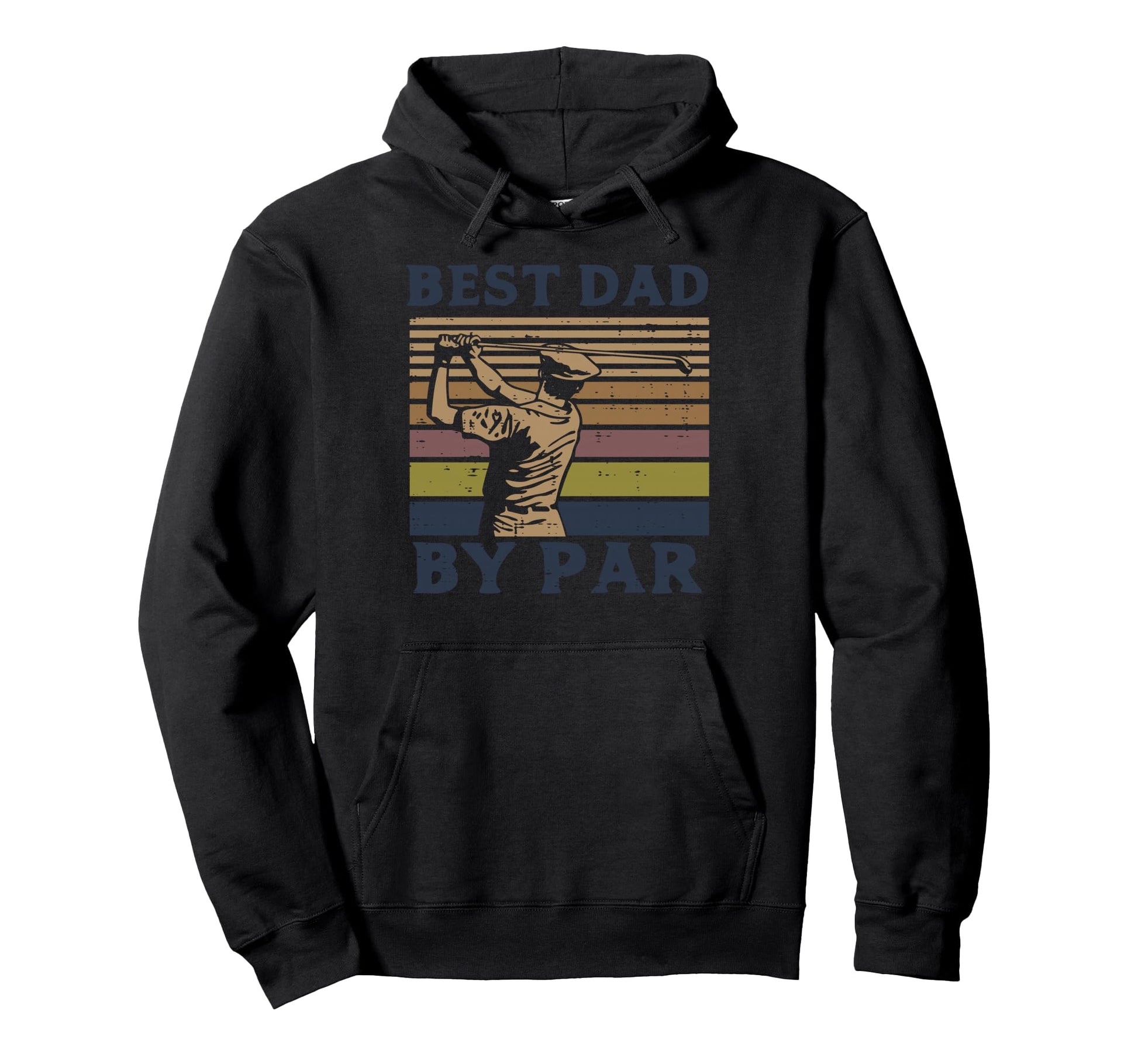 Fathers Day Golf Best Dad Par Golfer Hoodie - Unique Graphic for Adults - T-Shirt, Sweatshirt, Hoodie