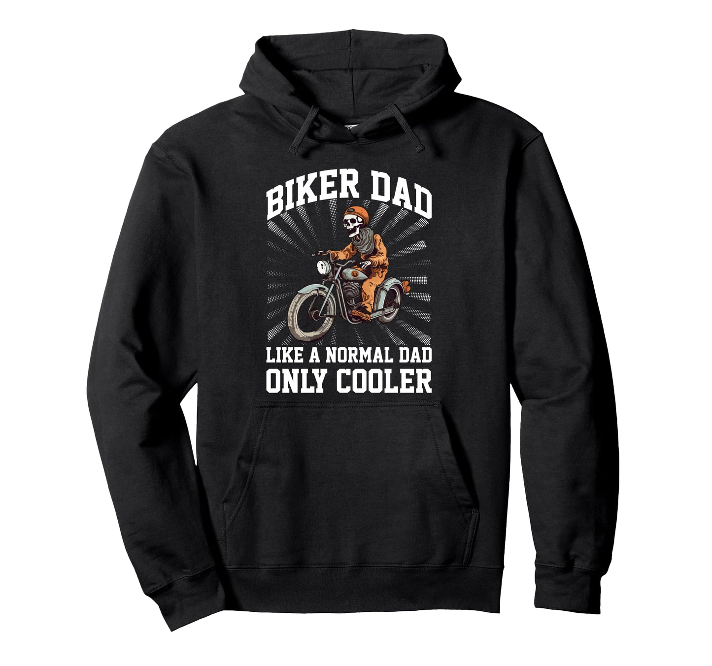 Father Rider Biker Dad Fathers Day Hoodie - Aesthetic Graphic for Adults - T-Shirt, Sweatshirt, Hoodie