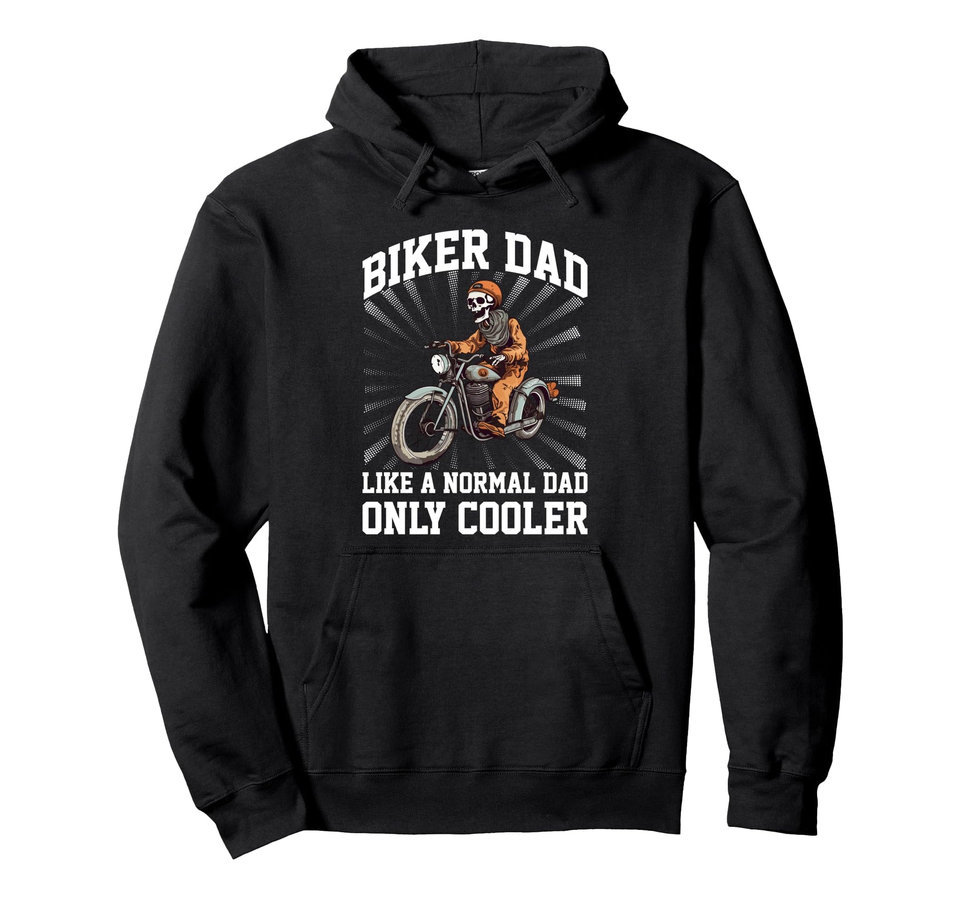 Father Rider Biker Dad Fathers Day Hoodie - Aesthetic Graphic for Adults - T-Shirt, Sweatshirt, Hoodie