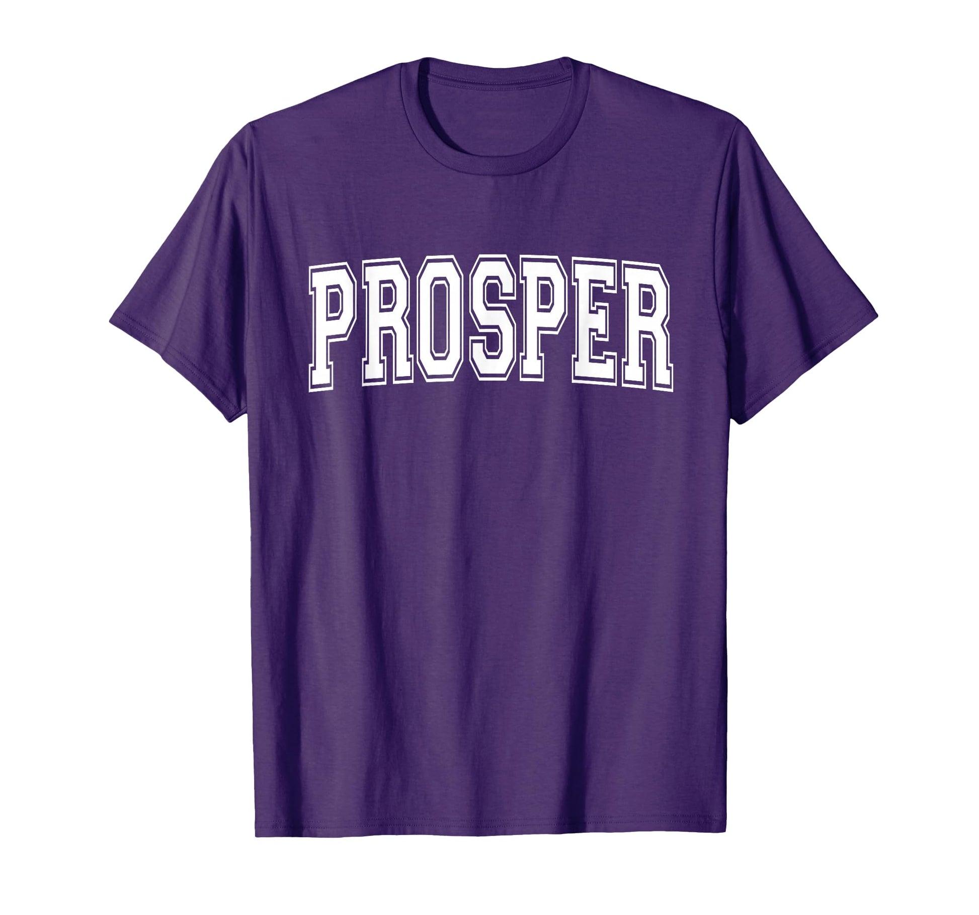 Prosper Tx Texas Usa Sports Varsity T-Shirt - Minimalist Print for Adults - T-Shirt, Sweatshirt, Hoodie
