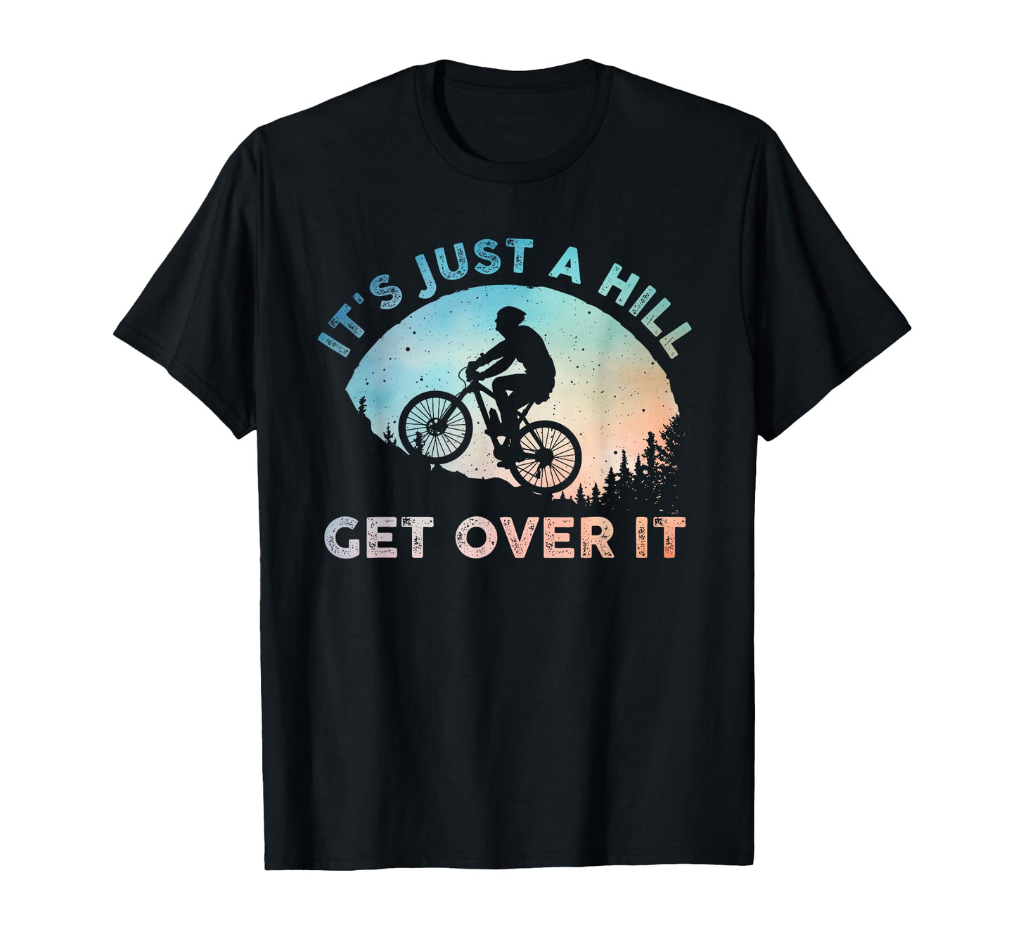 Funny Mountain Biking Art Trail Ride T-Shirt - Unique Graphic Men Women - T-Shirt, Sweatshirt, Hoodie