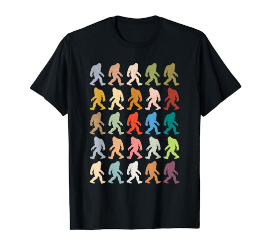 Bigfoot Or Sasquatch Pop Art Colorful T-Shirt - Minimalist Print for Adults - T-Shirt, Sweatshirt, Hoodie