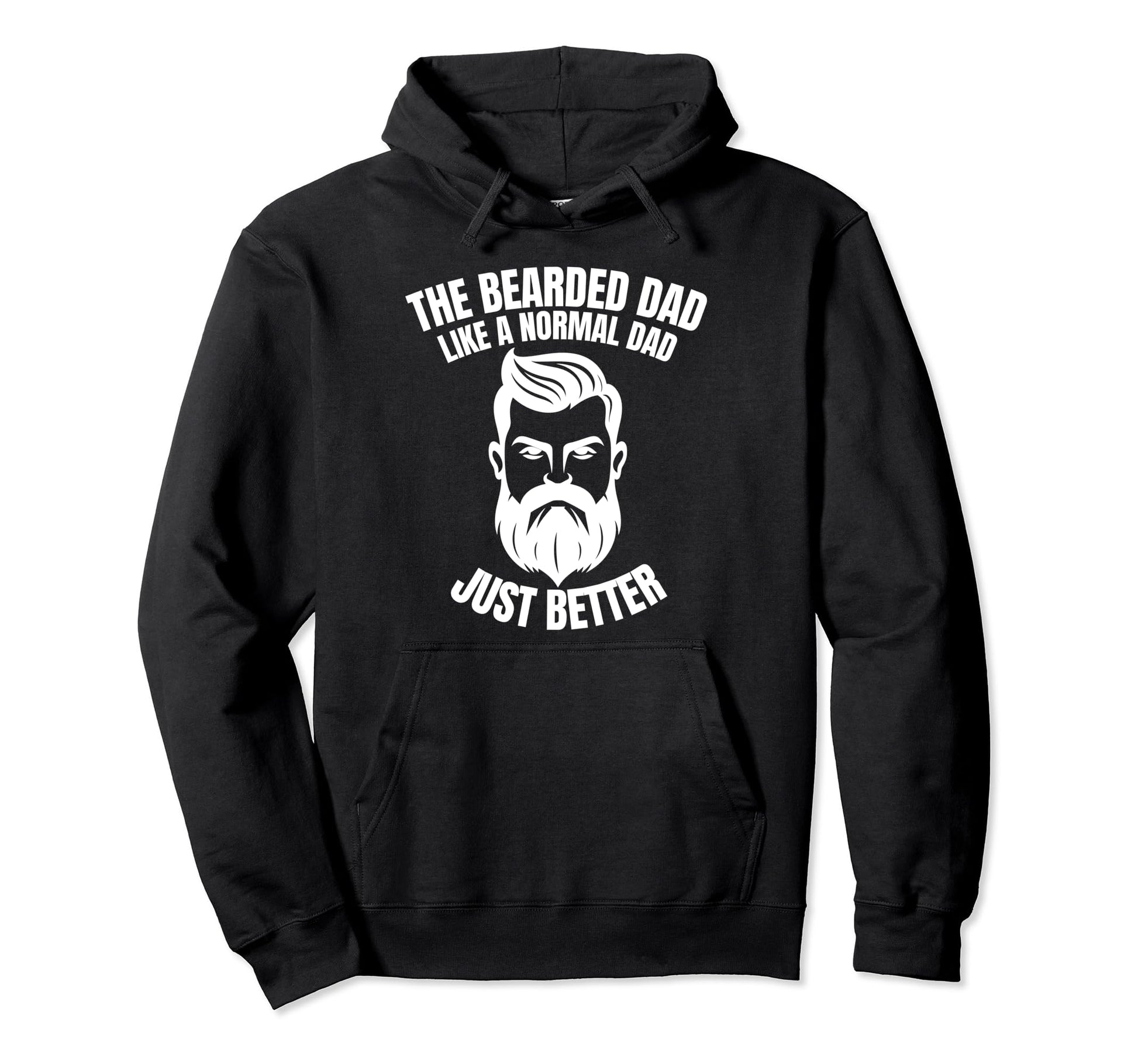 Funny Beard Fathers Gift Tattoo Hoodie - Casual Everyday Wear Men Women - T-Shirt, Sweatshirt, Hoodie