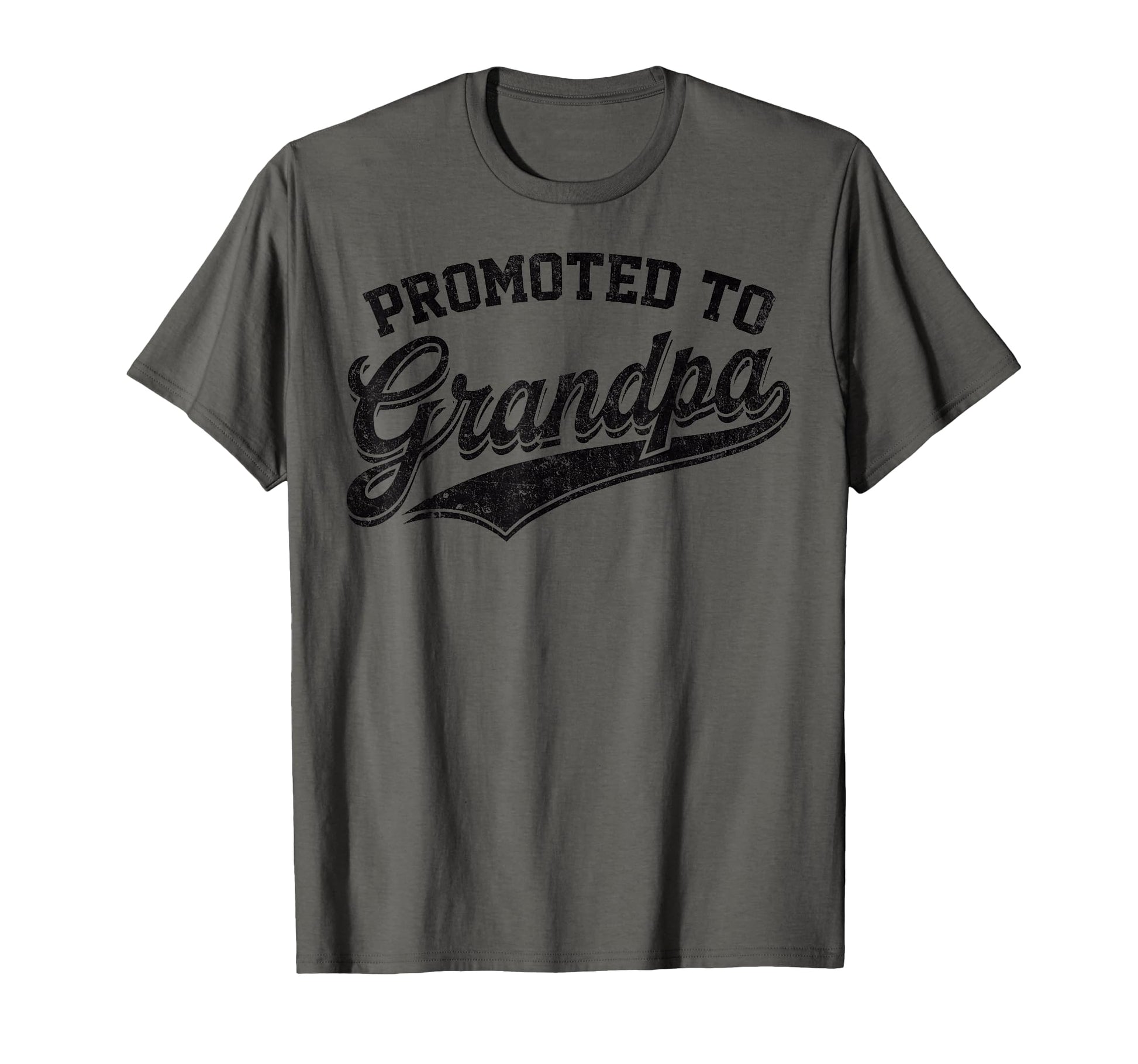Mens Promoted To Grandpa Grandparents T-Shirt - Unique Graphic Men Women - T-Shirt, Sweatshirt, Hoodie