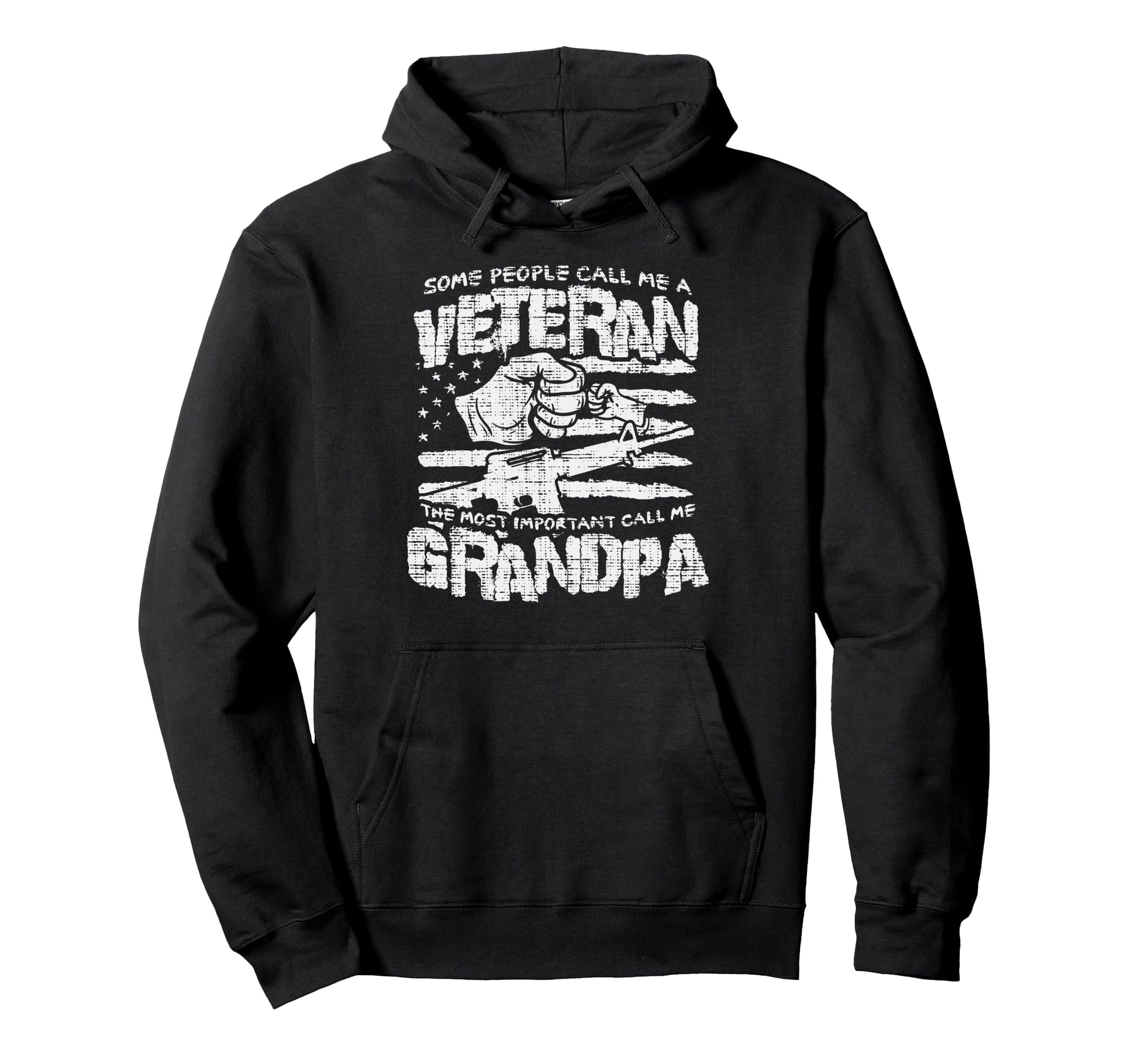 Some People Calls Me Veteran Grandpa Hoodie - Fun Novelty Design Men Women - T-Shirt, Sweatshirt, Hoodie