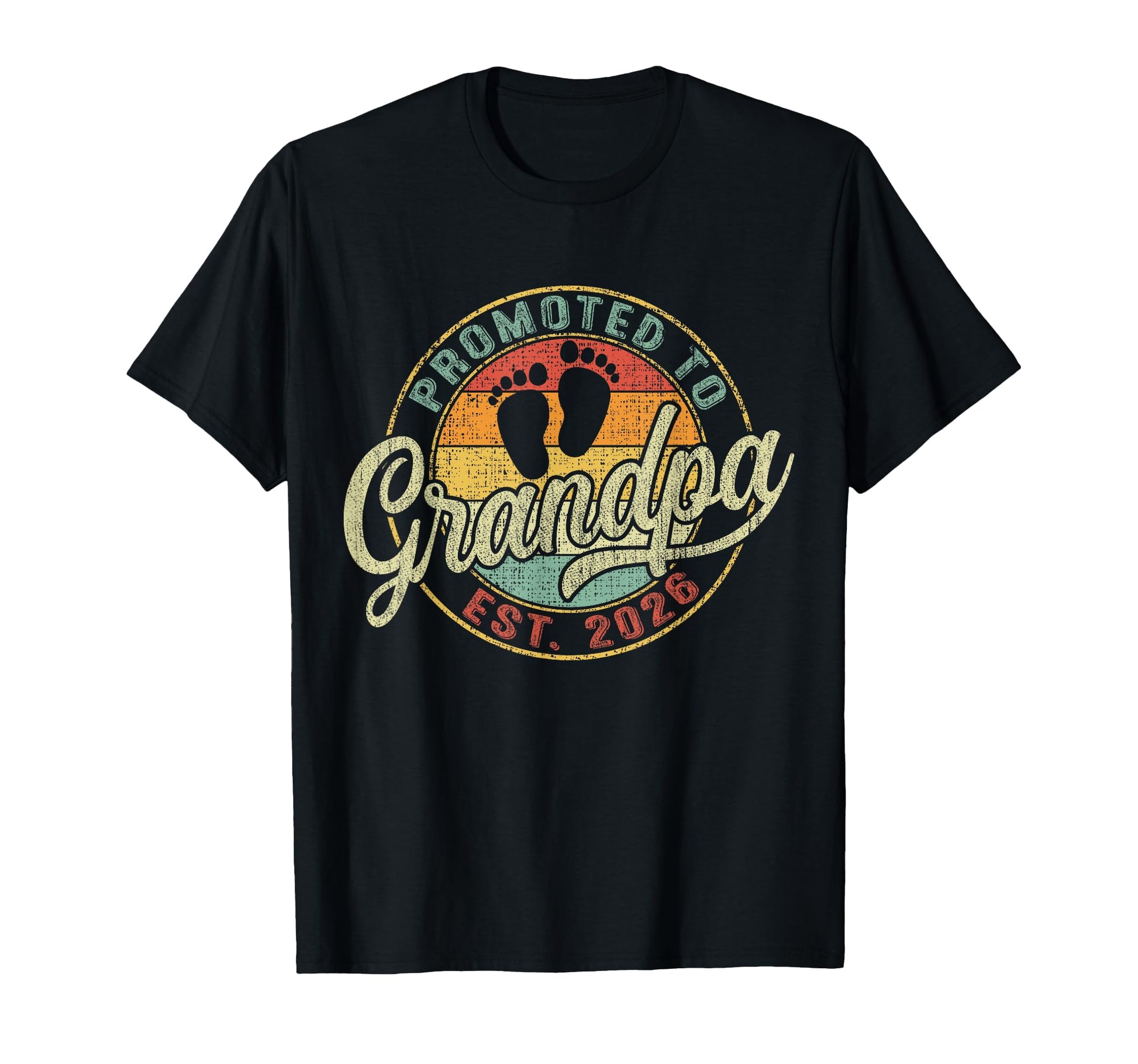Mens Promoted To Grandpa 2026 T-Shirt - Casual Everyday Wear for Adults - T-Shirt, Sweatshirt, Hoodie