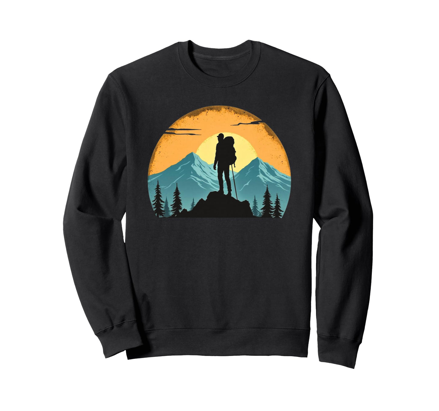Adventure Nature Camping Mountain Sweatshirt - Trendy Graphic for Adults - T-Shirt, Sweatshirt, Hoodie