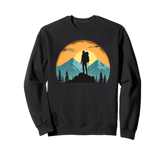 Adventure Nature Camping Mountain Sweatshirt - Trendy Graphic for Adults - T-Shirt, Sweatshirt, Hoodie