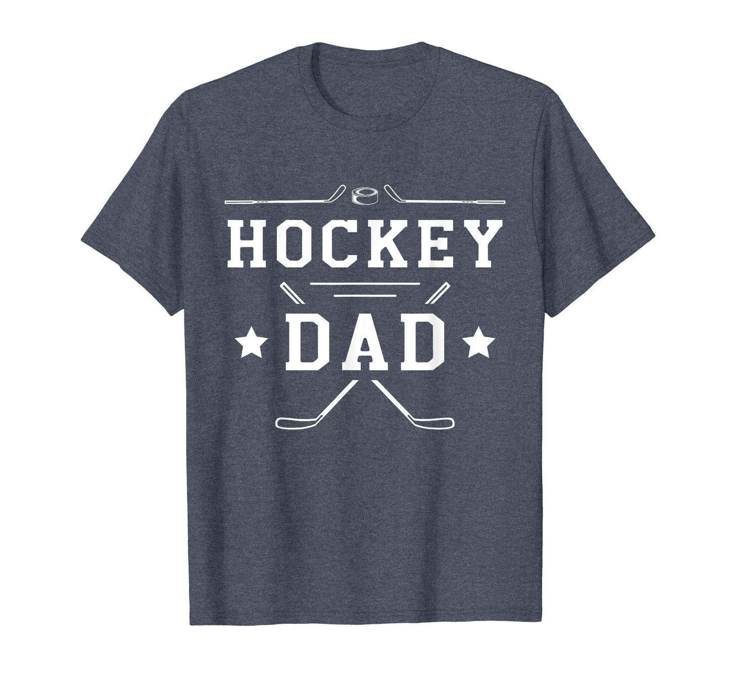 Ice Hockey Dad Player Coach Sports T-Shirt - Casual Everyday Wear Unisex - T-Shirt, Sweatshirt, Hoodie