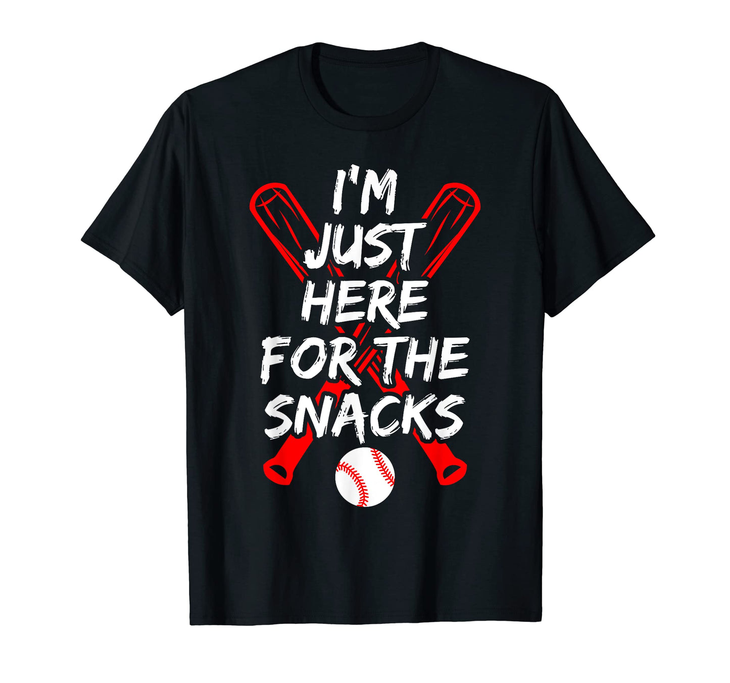 Baseball Player Here Snacks Sports T-Shirt - Aesthetic Graphic Men Women - T-Shirt, Sweatshirt, Hoodie